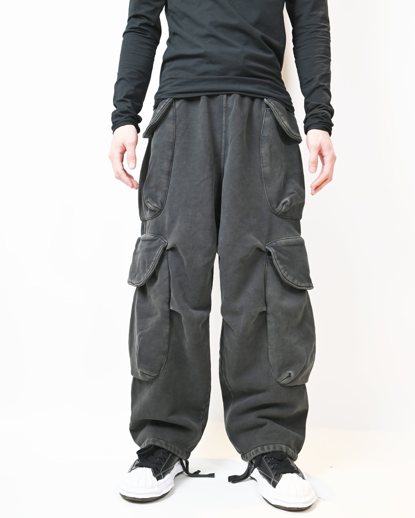 Entire studios・エンタイアスタジオ - スウェットパンツ HEAVY GOCAR / WASHED BLACK