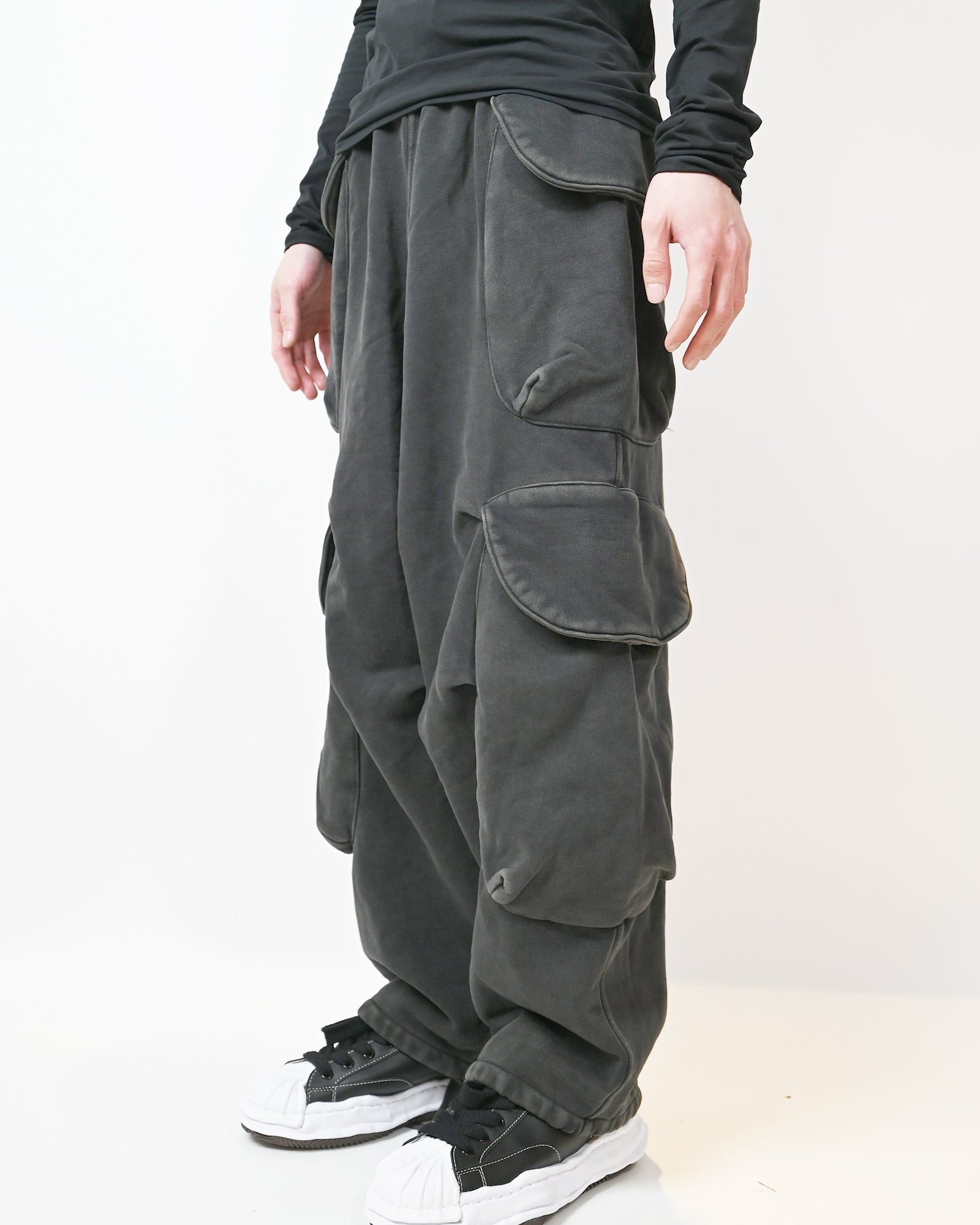 Entire studios・エンタイアスタジオ - スウェットパンツ HEAVY GOCAR / WASHED BLACK