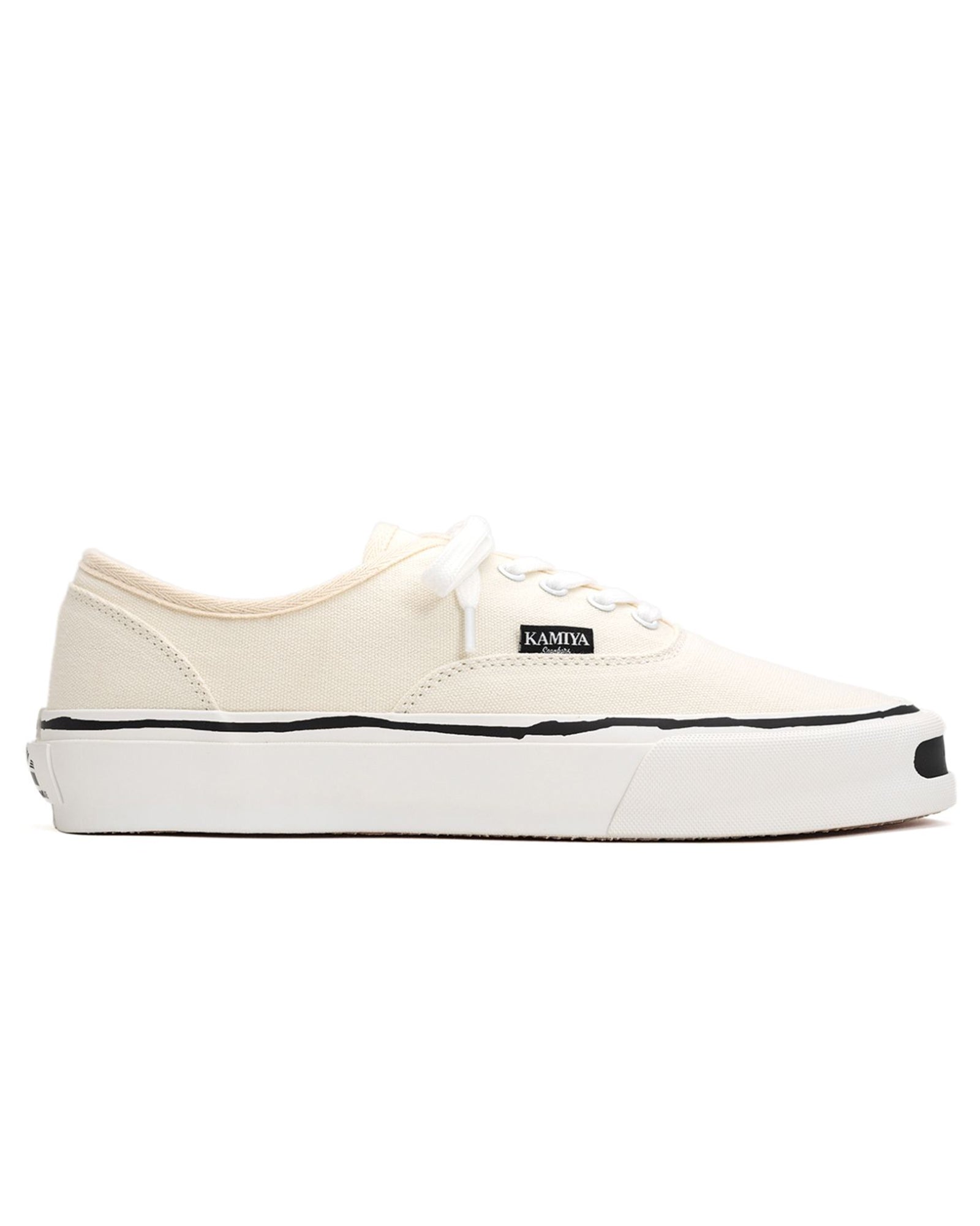 KAMIYA・カミヤ - ローカットスニーカー "HERC" VULCANIZE SNEAKER / WHITE