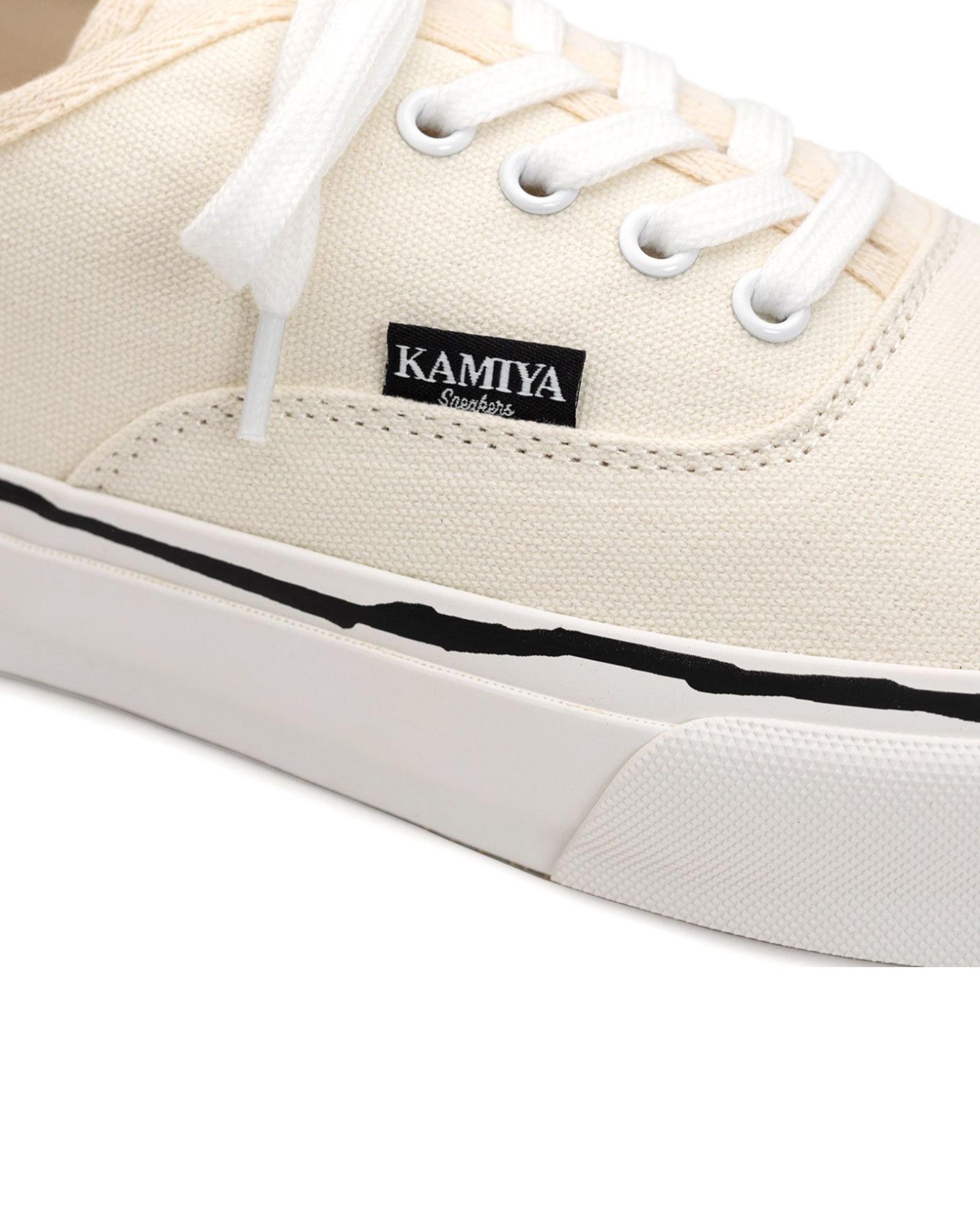 KAMIYA・カミヤ - ローカットスニーカー "HERC" VULCANIZE SNEAKER / WHITE