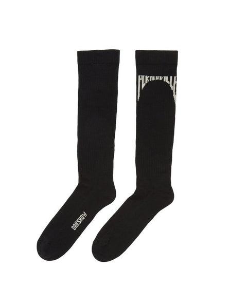 新品 Rick Owens ロングソックス　黒　サイズ2 リックオウエンス 楽天市場】Rick Owens(リックオウエンス) フロントロゴ ロング
