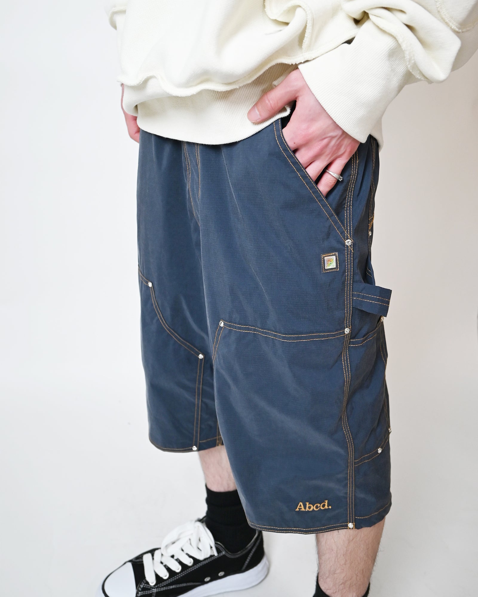 Advisory Board Crystals・アドバイザリー・ボード・クリスタルズ - ハーフ・ショートパンツ HYPERLIGHTWEIGHT NYLON RIPSTOP JORT / BLUE