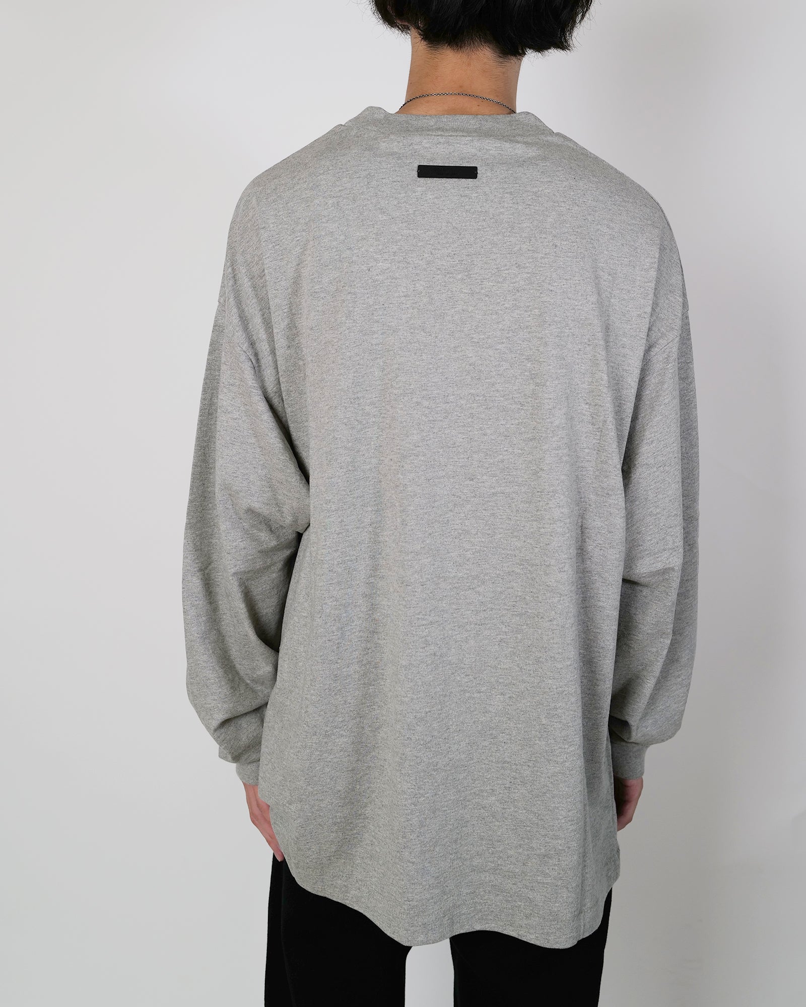 ESSENTIALS・エッセンシャルズ - L/S Tシャツ JERSEY LONG SLEEVE TEE / DARK HEATHER