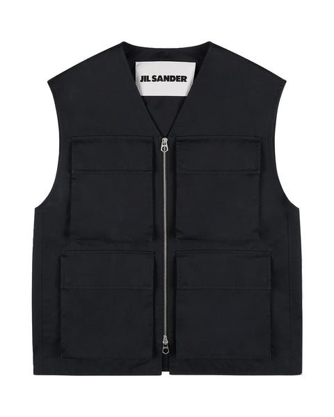 ジャケット・アウター JIL SANDER Nylon Vest Docking Jacket JIL SANDER Nylon Vest Docking Jacket