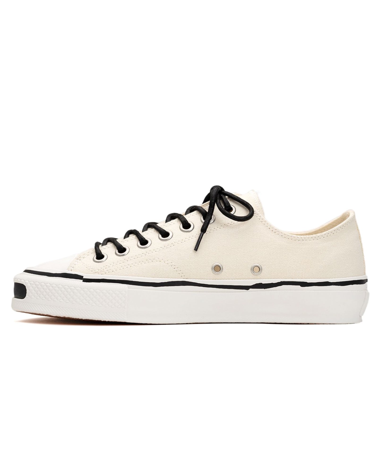 KAMIYA・カミヤ - ローカットスニーカー "JOEY" VULCANIZED SNEAKER / WHITE