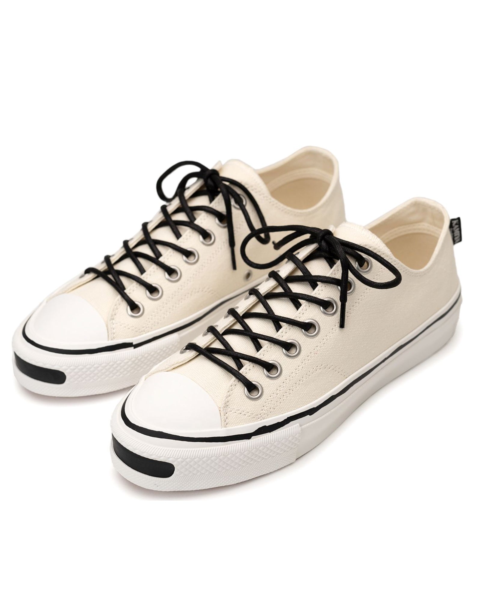 KAMIYA・カミヤ - ローカットスニーカー "JOEY" VULCANIZED SNEAKER / WHITE