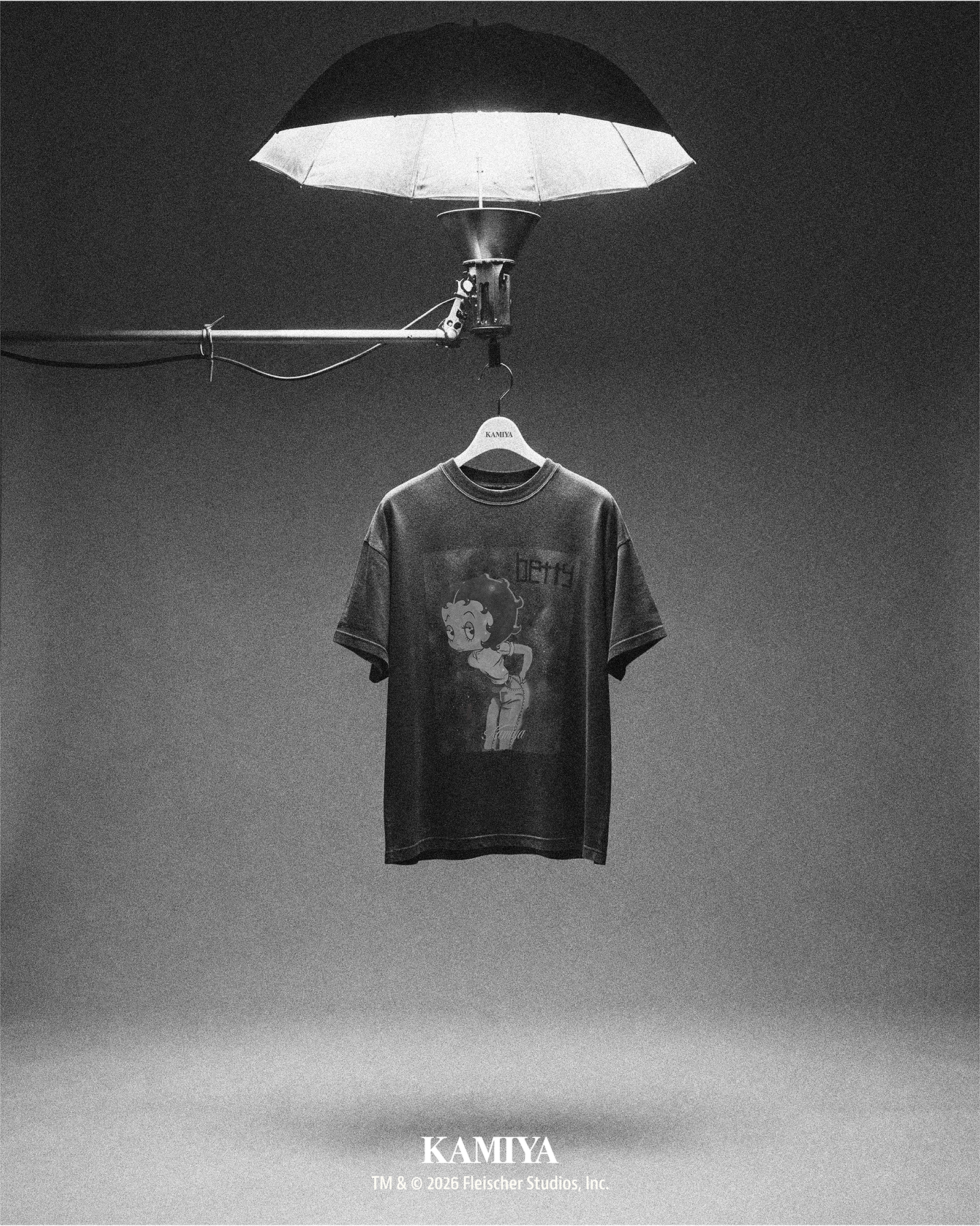 KAMIYA・カミヤ - Tシャツ・カットソー I’M COMING OUTBETTY BOOP TEE / BLACK
