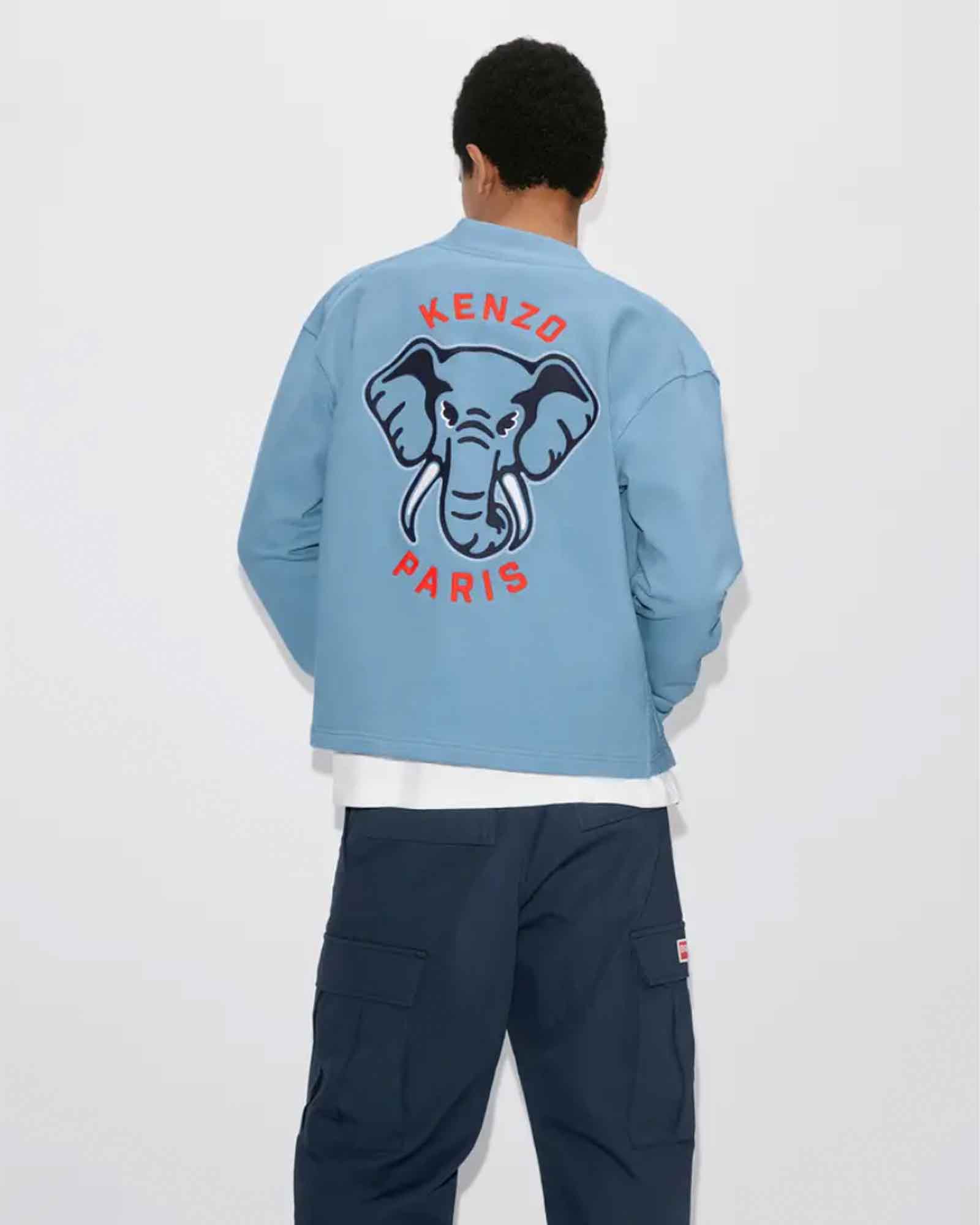 KENZO × KEN ZO CLASSIC CARDIGAN / CYAN