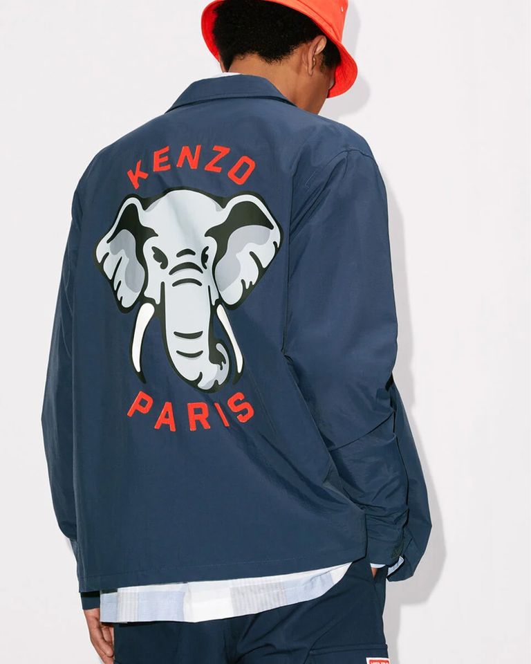 KENZO × KEN ZO LIGHT COACH JACKET / BLUE