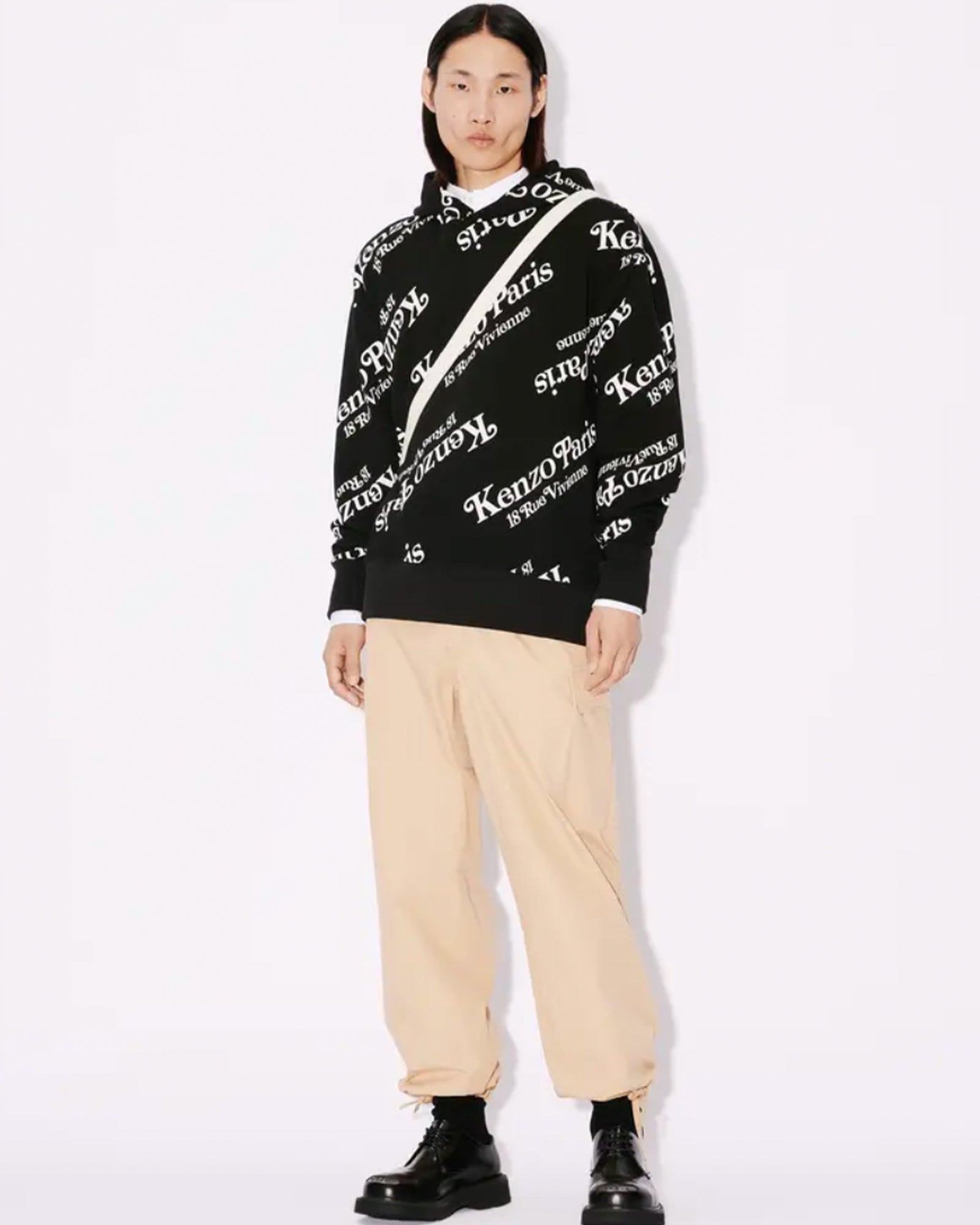 KENZO × KENZO BY VERDY OVERSIZE HOODIE / BLACK