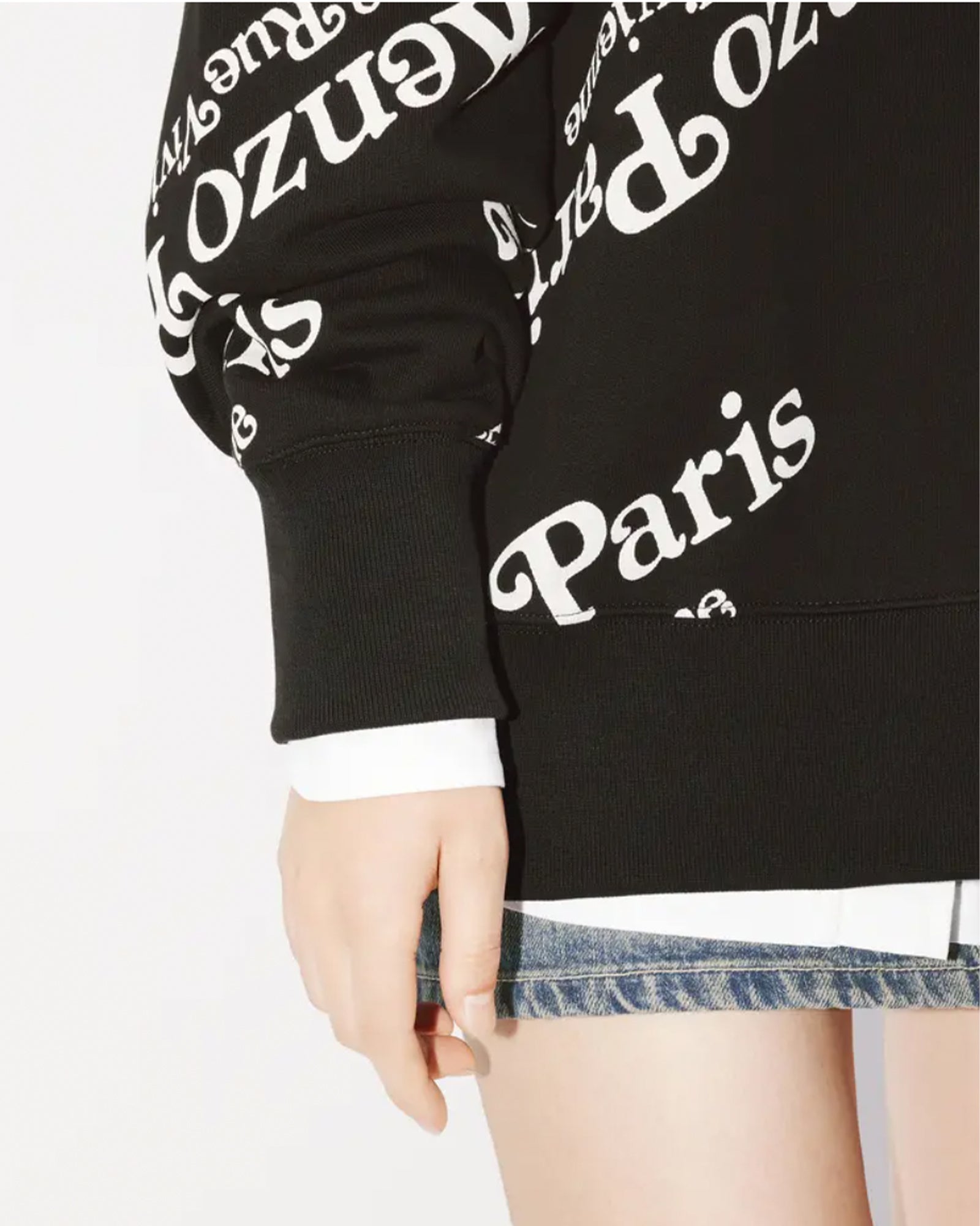 KENZO × KENZO BY VERDY OVERSIZE HOODIE / BLACK