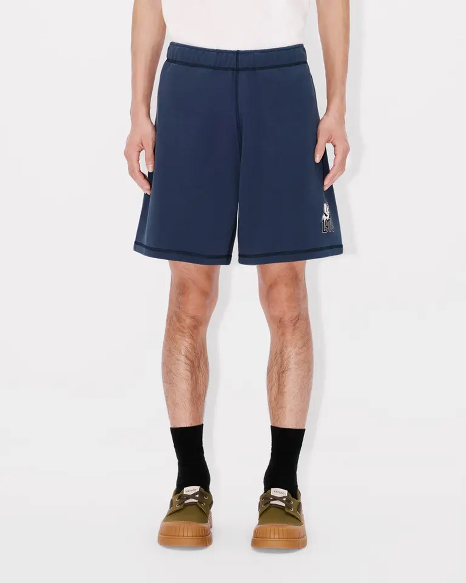 KENZO・Kenzo -  KENZO JUNGLE ELEPHANT SHORTS / BLUE