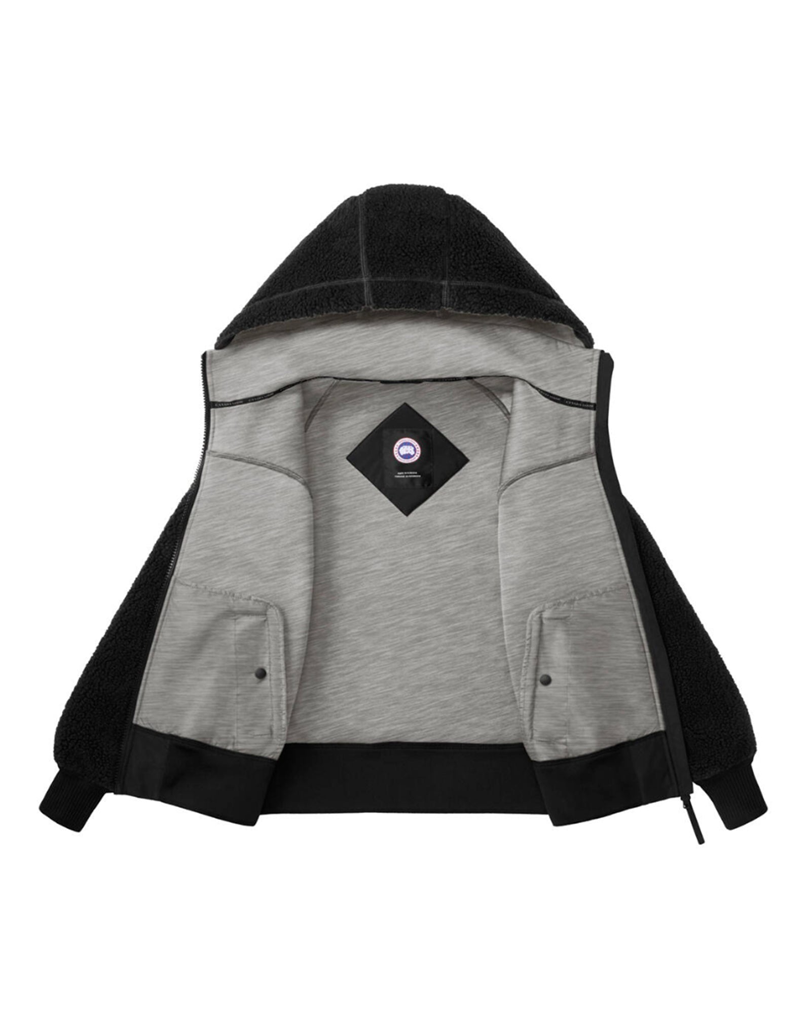 CANADA GOOSE・カナダグース - アウター・ジャケット SIMCOE OVERSIZED HOODY KIND HIGH PILE FLEECE / BLACK
