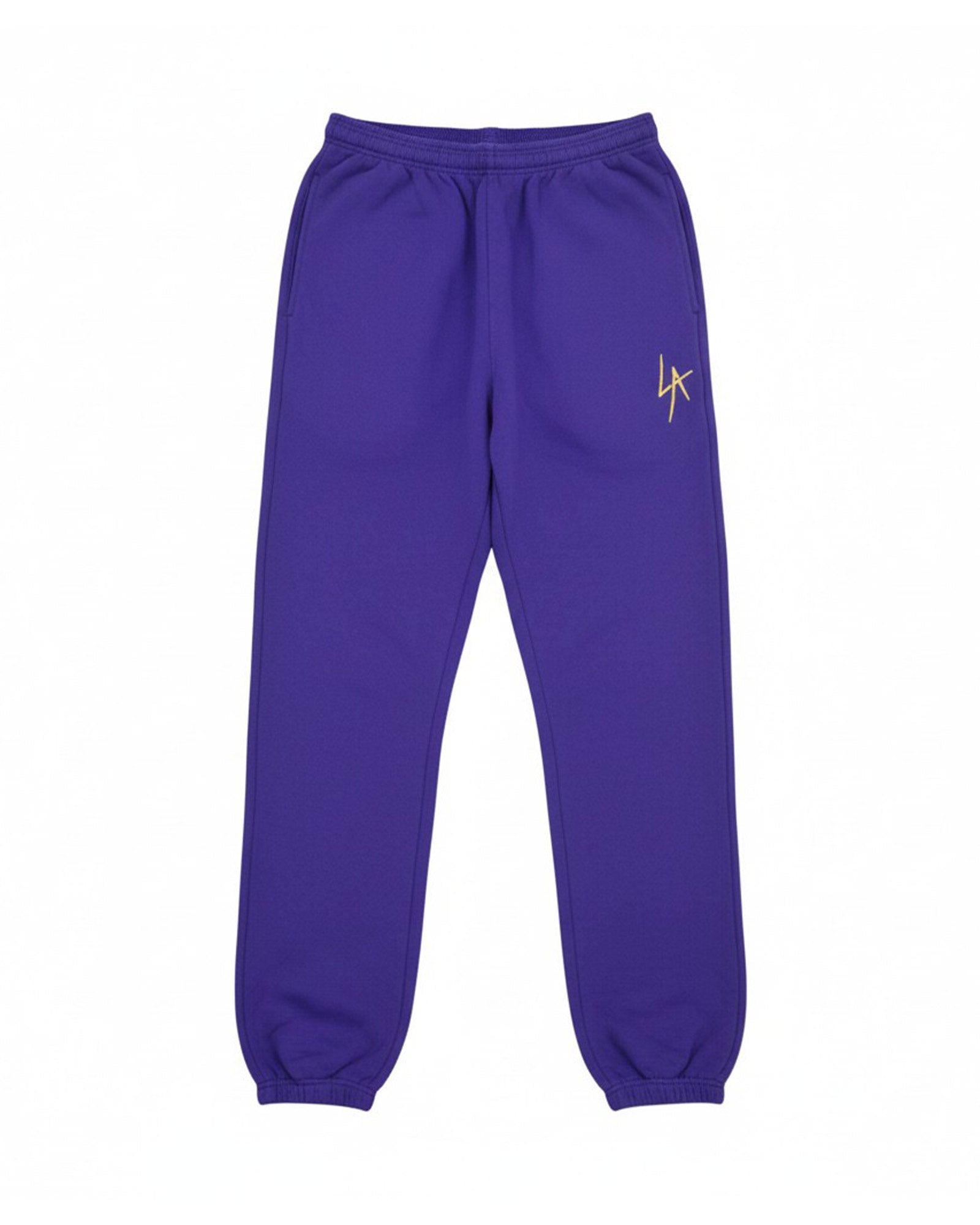 LA SLASH FLEECE PANT / PURPLE