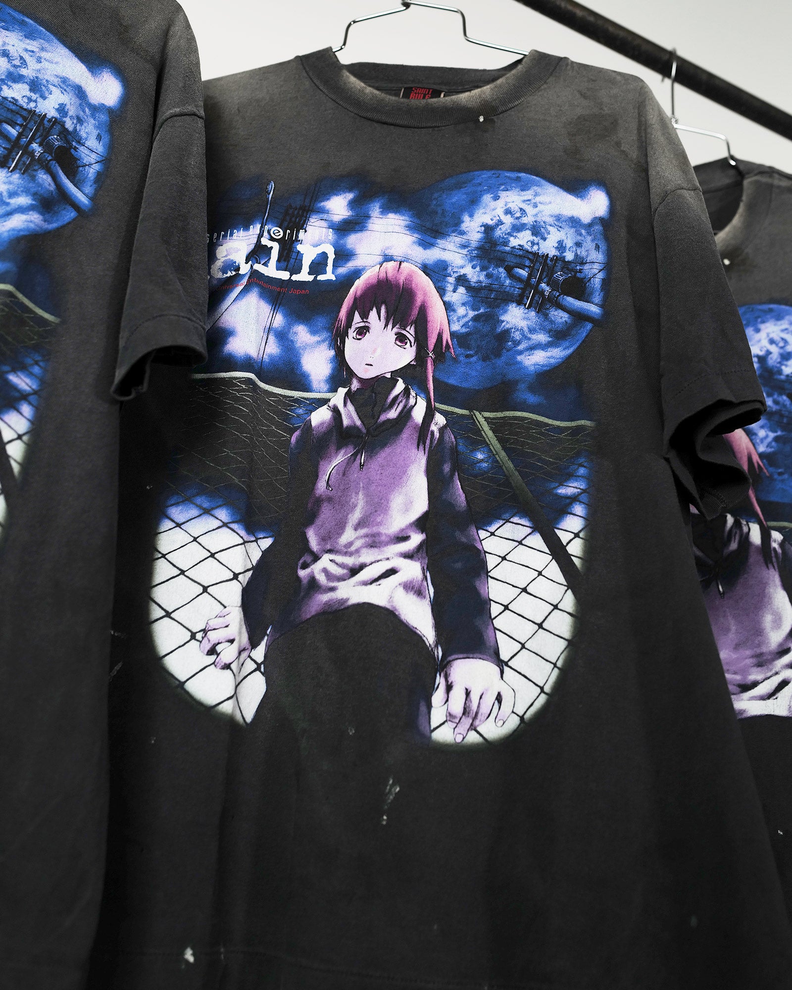 ©SAINT M××××××・セントマイケル - Tシャツ・カットソー GS_SS TEE/LAIN / BLACK