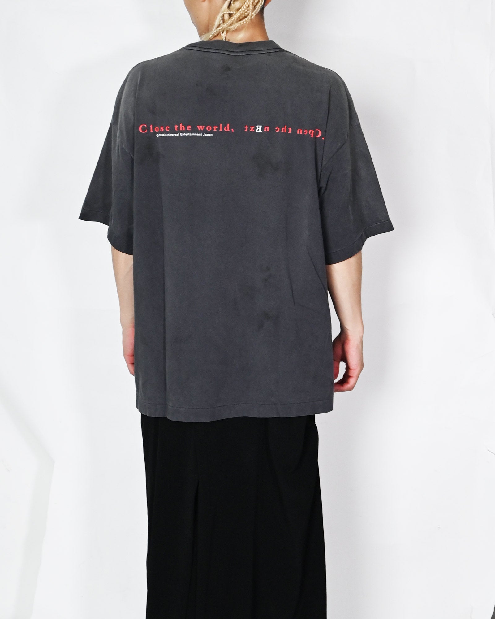 ©SAINT M××××××・セントマイケル - Tシャツ・カットソー GS_SS TEE/LAIN / BLACK