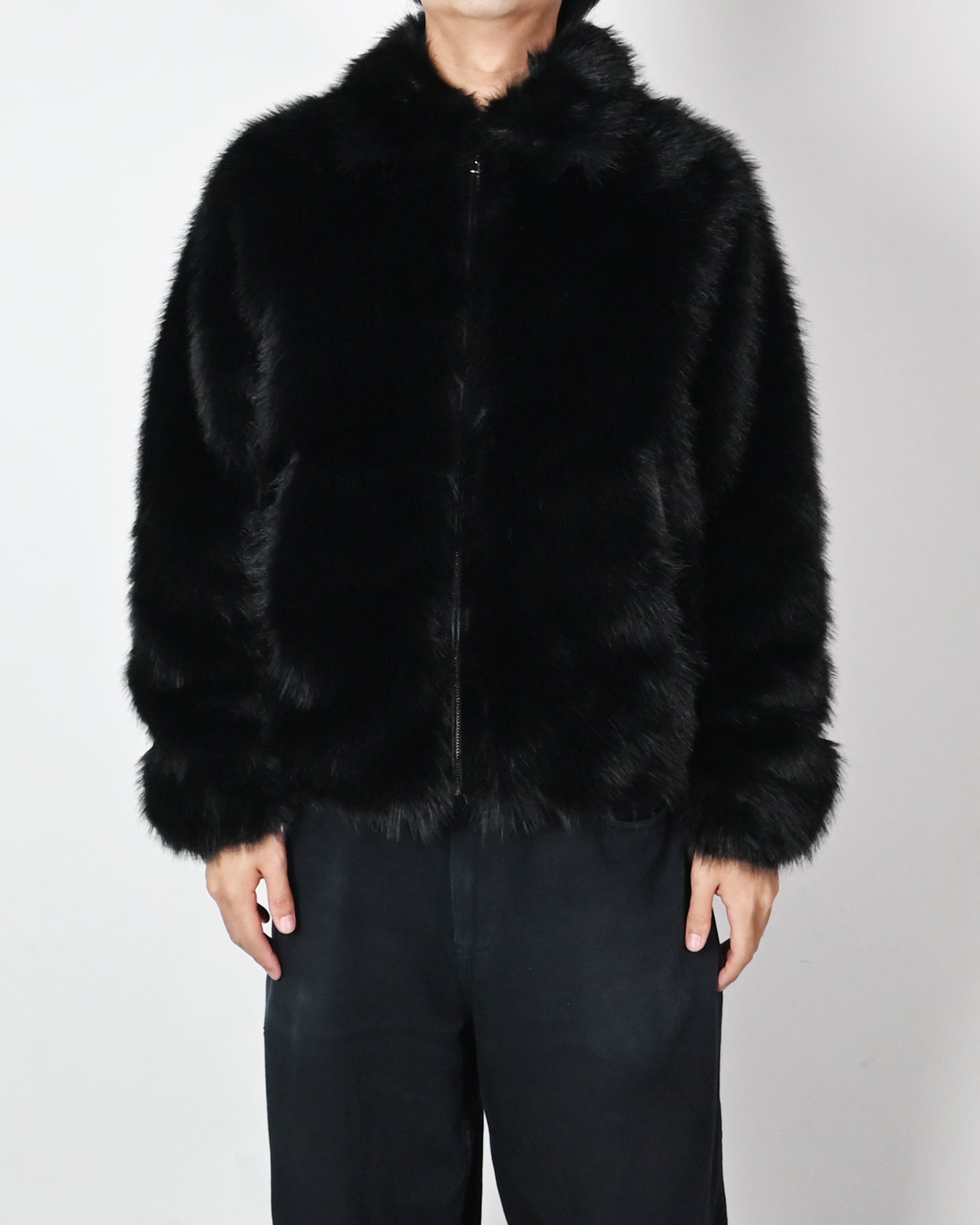LAST NEST・last nest -  FUR JACKET / BLACK