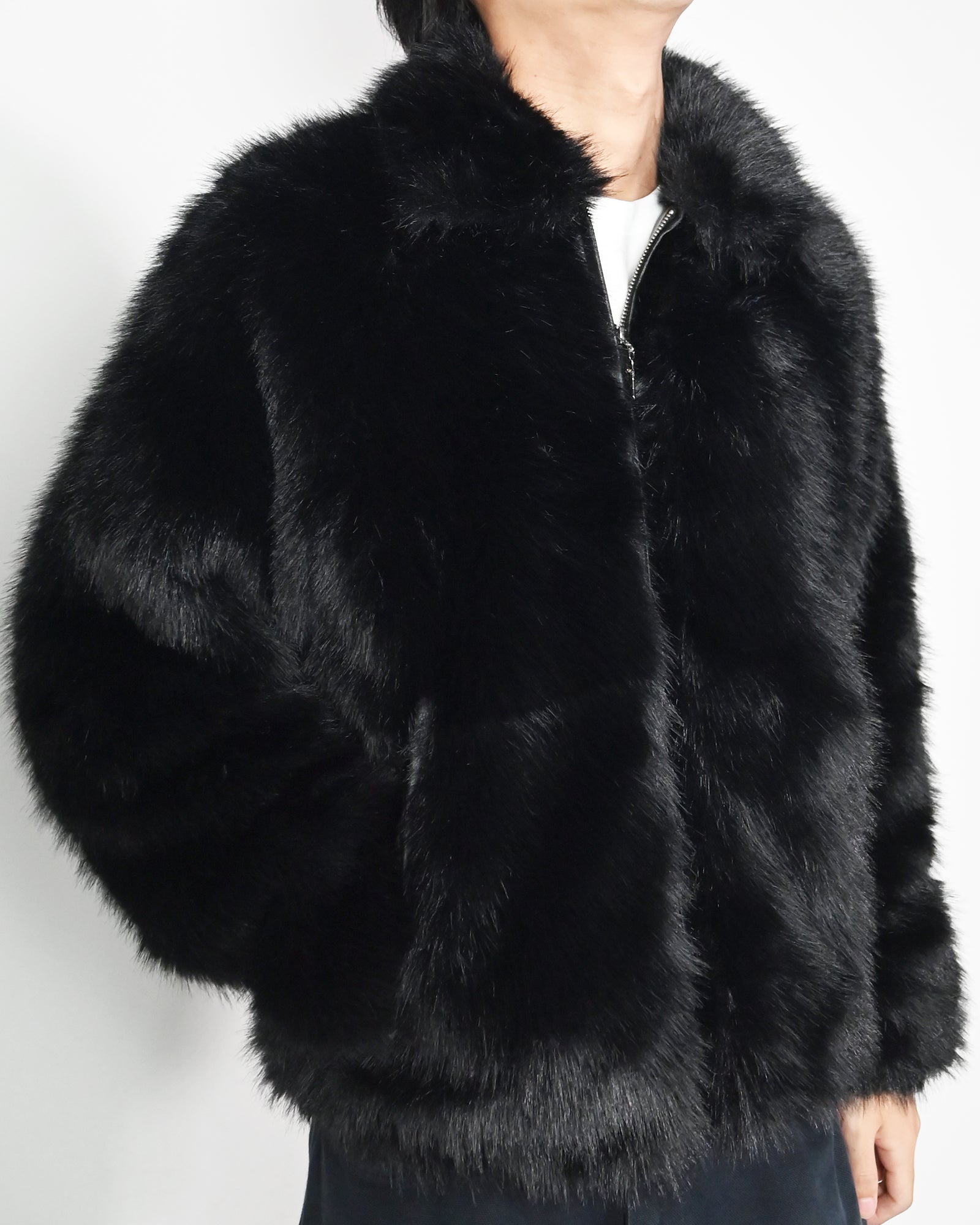 LAST NEST・last nest -  FUR JACKET / BLACK
