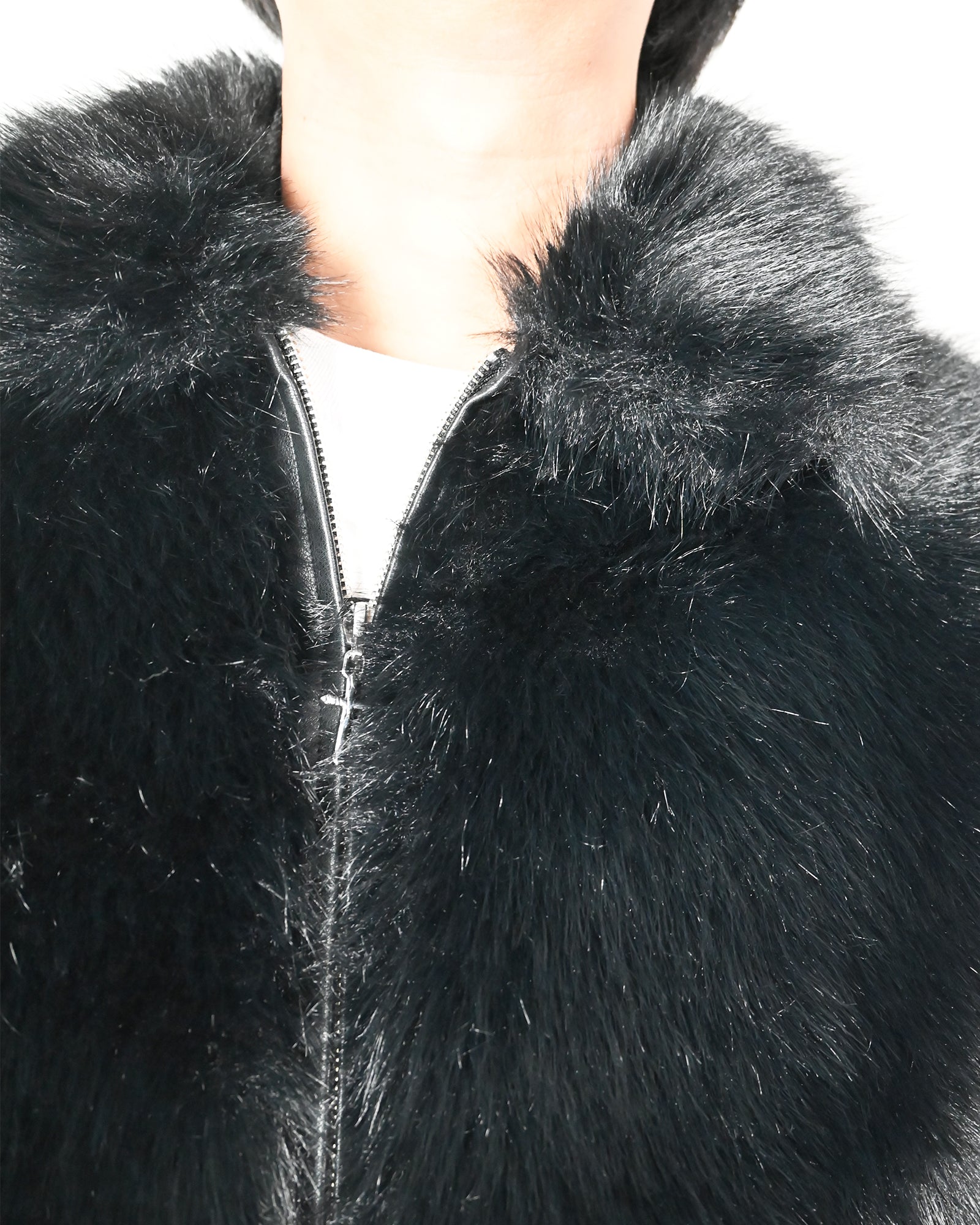 LAST NEST・last nest -  FUR JACKET / BLACK