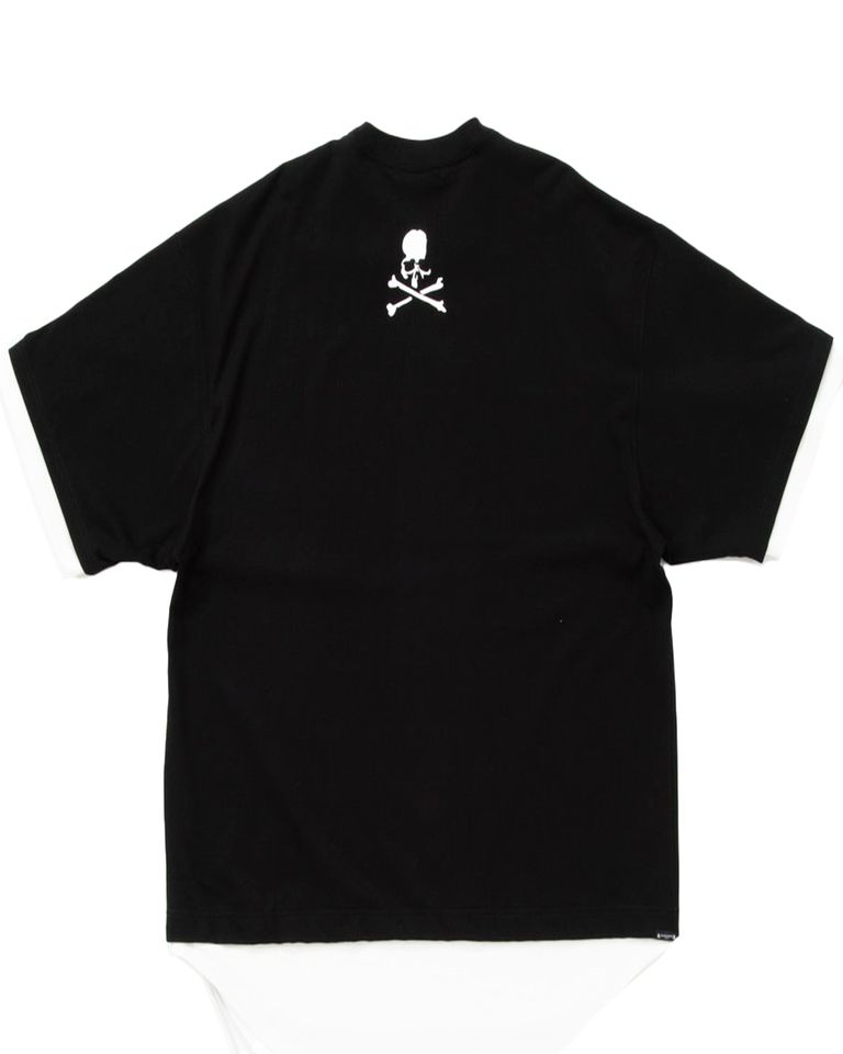 mastermind・マスターマインド - Tシャツ・カットソー LAYERED TEE / BLK/WHITE