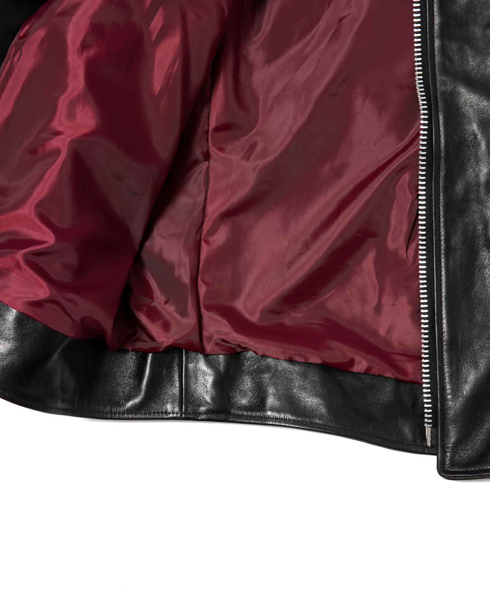 MASSES × LEATHER JKT VINTAGE W / BLACK