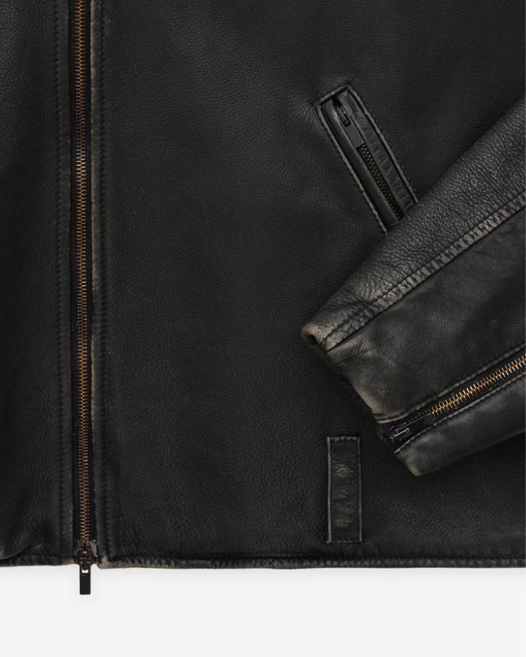 FEAR OF GOD・フィア オブ ゴット - レザージャケット LEATHER MOTORCYCLE JACKET  / BLACK