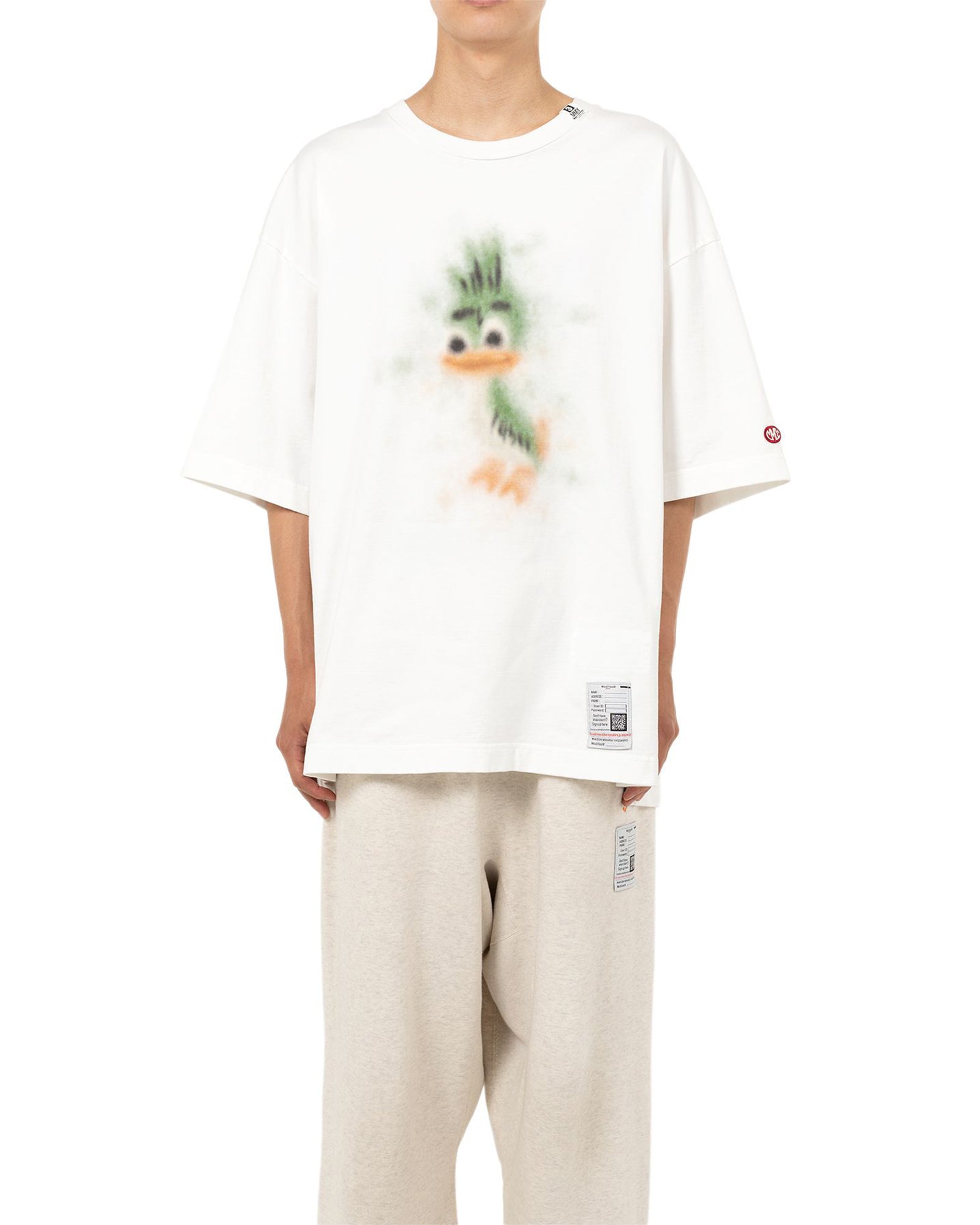 MIHARA YASUHIRO × LEON PRINTED TEE / WHITE