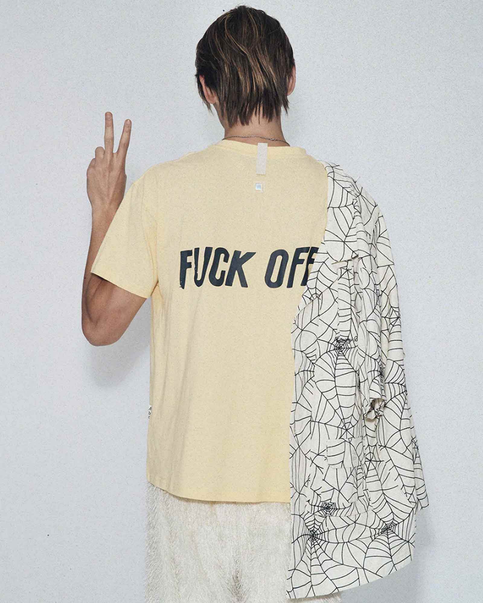 Advisory Board Crystals・アドバイザリー・ボード・クリスタルズ - Tシャツ・カットソー LET'S FUCK S/S TEE / YELLOW