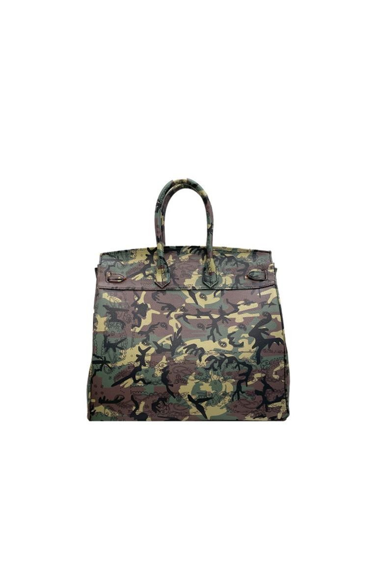 THE WORLD IS YOURS × LIMITED TRAVEL BAG 35 / KAHKI/SILVER