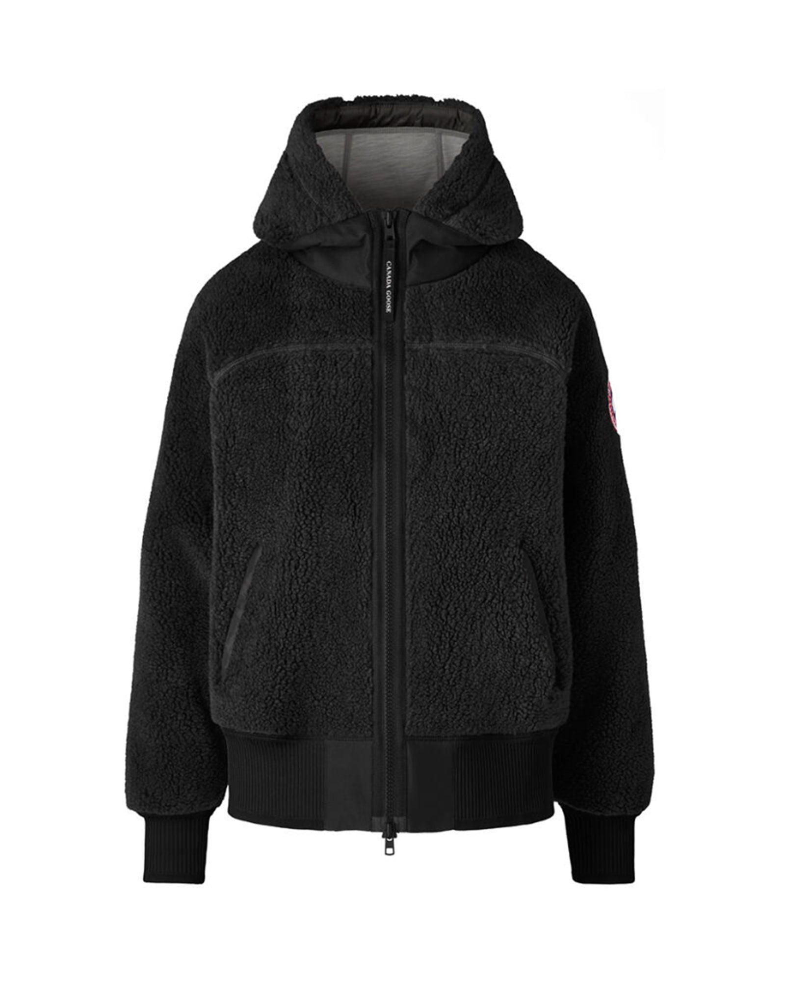 CANADA GOOSE・カナダグース -  SIMCOE OVERSIZED HOODY KIND HIGH PILE FLEECE / BLACK