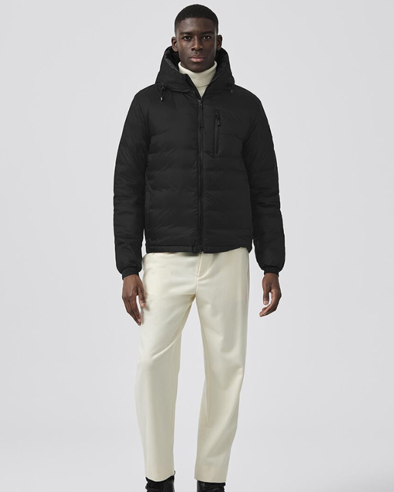 CANADA GOOSE・canada goose -  LODGE HOODY BLACK LABEL / BLACK