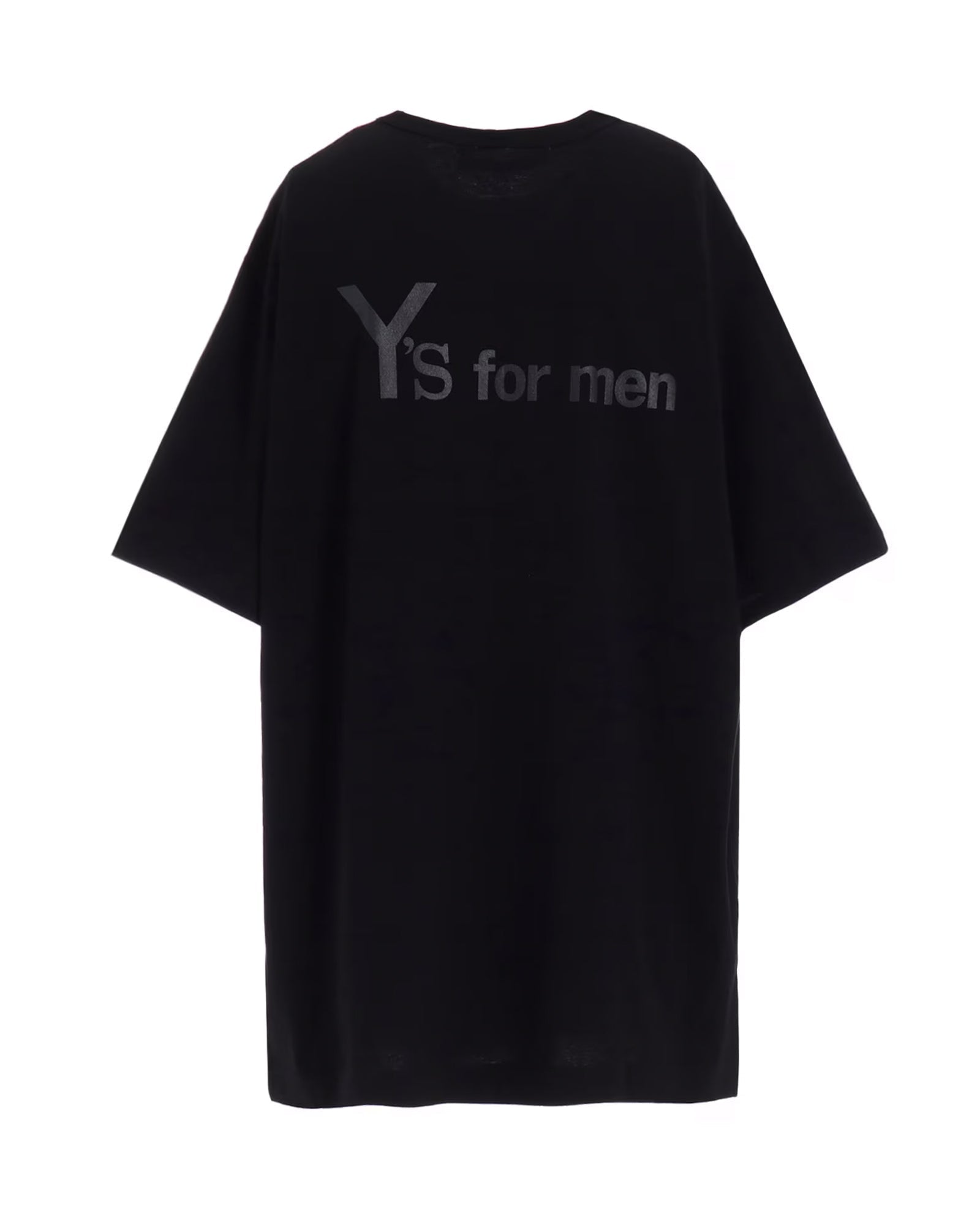 Y's for men × LOGO BACK PRINT T-SHIRTS / BLACK