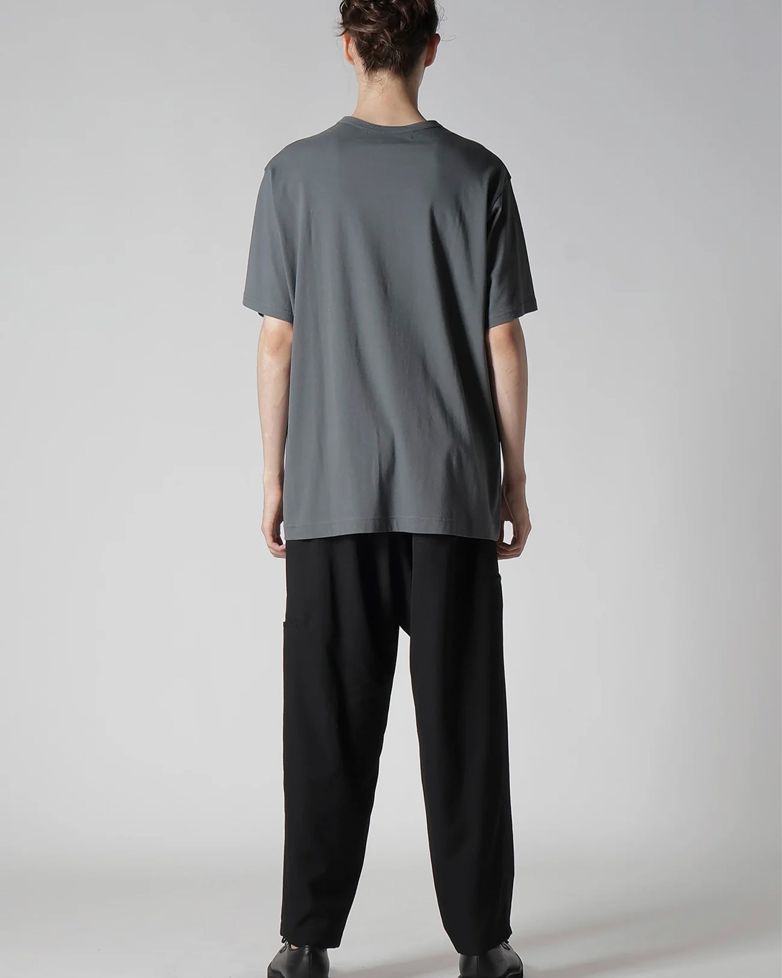 Y's for men × LOGO PRINT SHORT SLEEVE T-SHIRTS / GRAY