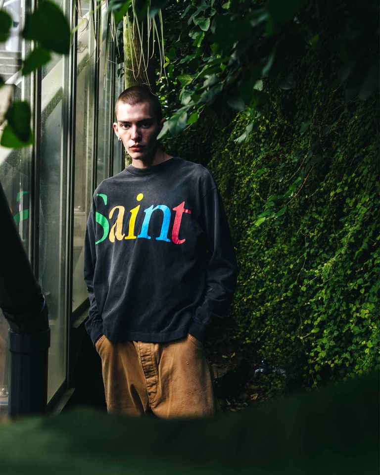 ©SAINT M×××××× × LS TEE/SAINT / BLACK
