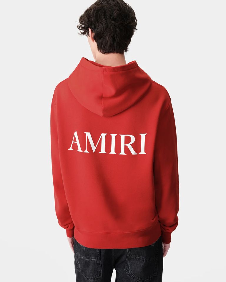 AMIRI × MA CORE LOGO HOODIE / RED