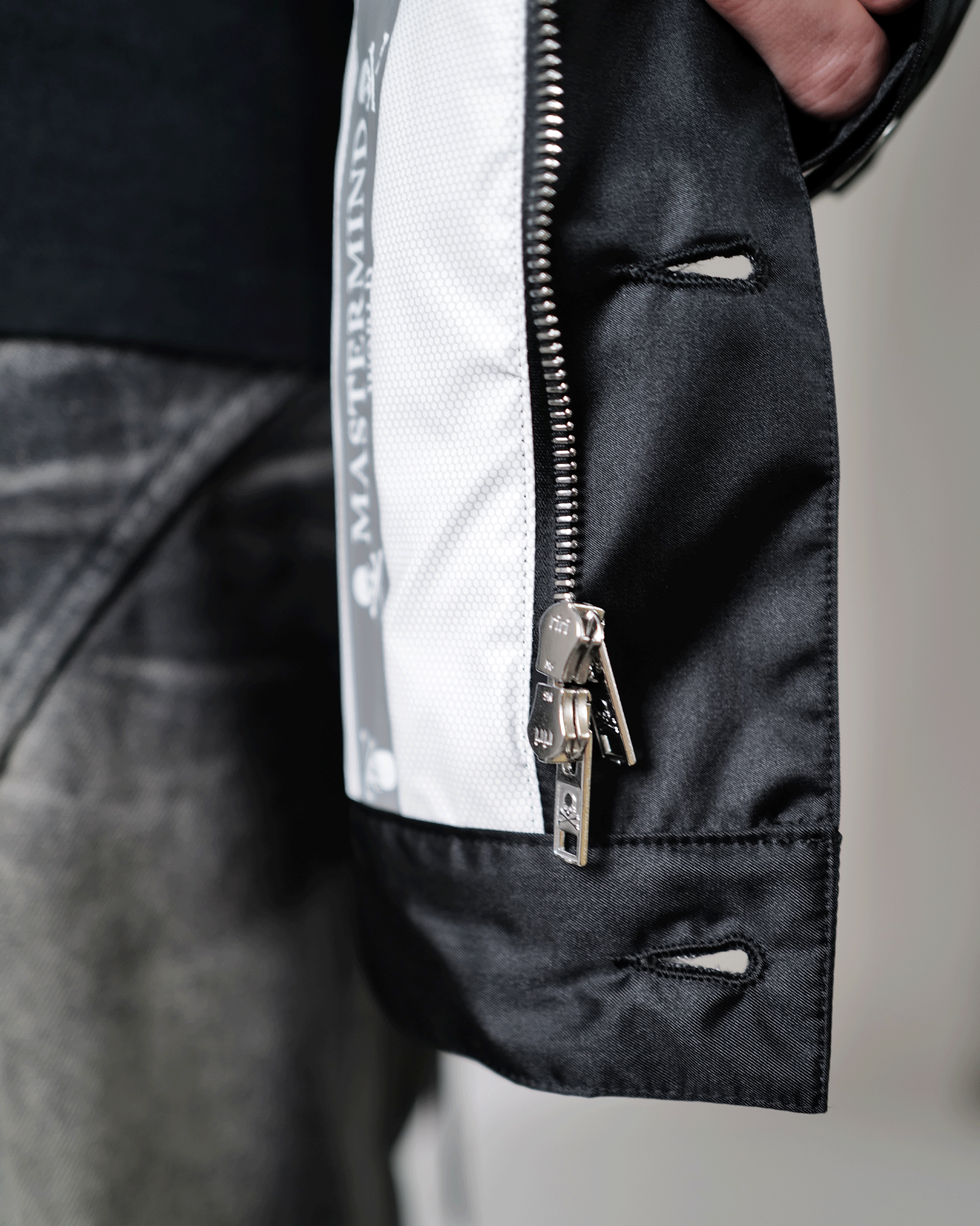 iki ナイロンジャケット 2.5 LAYERED NYLON JACKET / BLACK | detail-online-store