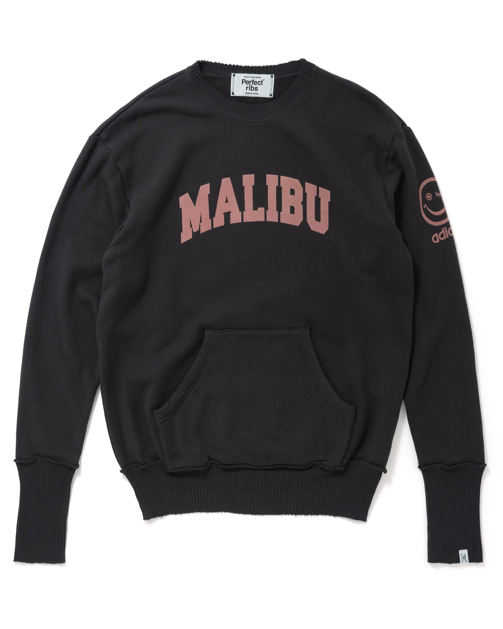 Perfectribs・パーフェクトリブズ - スウェット MALIBU POCKET CREW NECK SWEATSHIRTS / BLACK