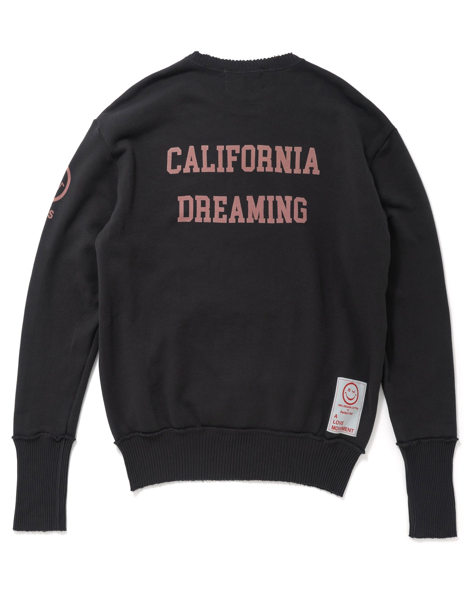 Perfectribs・パーフェクトリブズ - スウェット MALIBU POCKET CREW NECK SWEATSHIRTS / BLACK