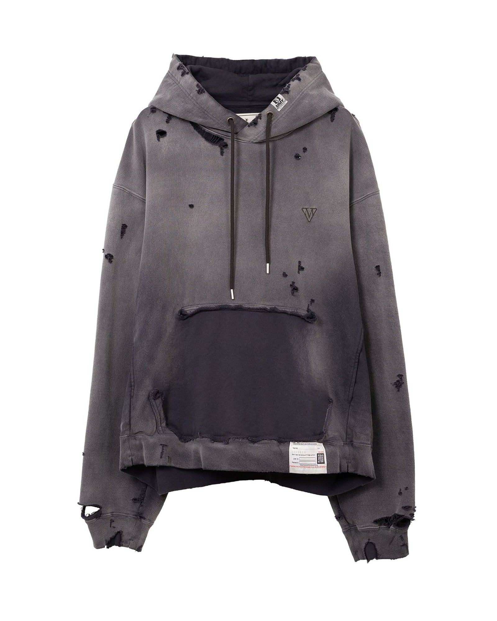 SUN FADED HOODIE / BLACK