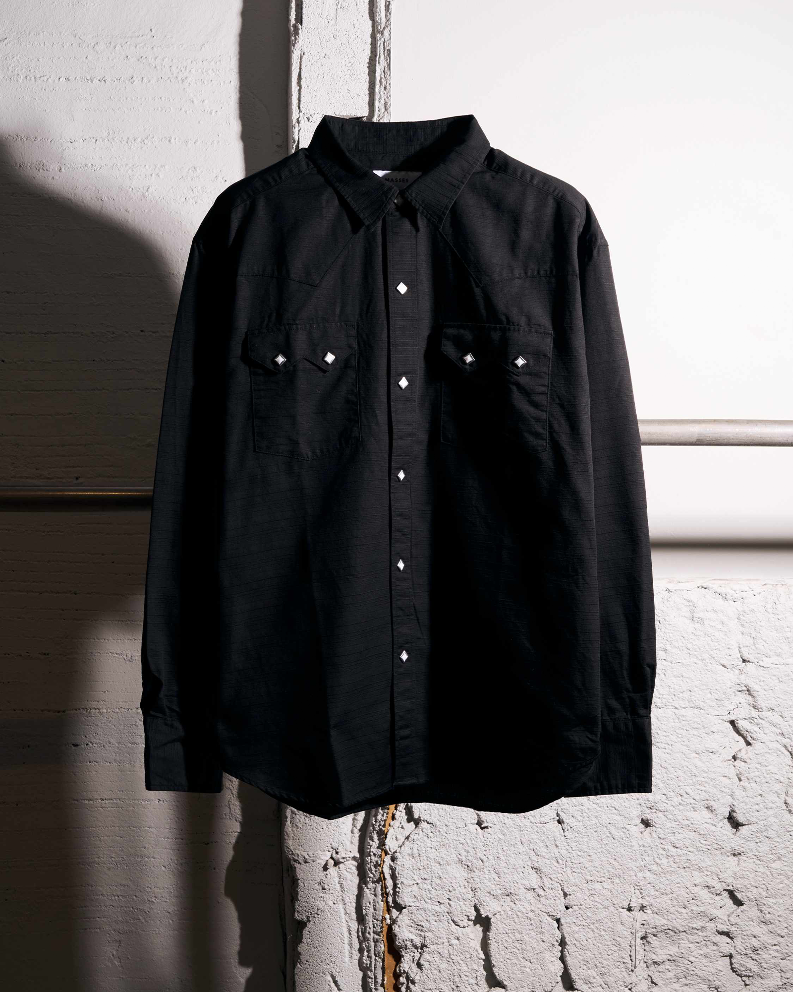 MASSES・Mathis -  WESTERN SHIRT NP / BLACK