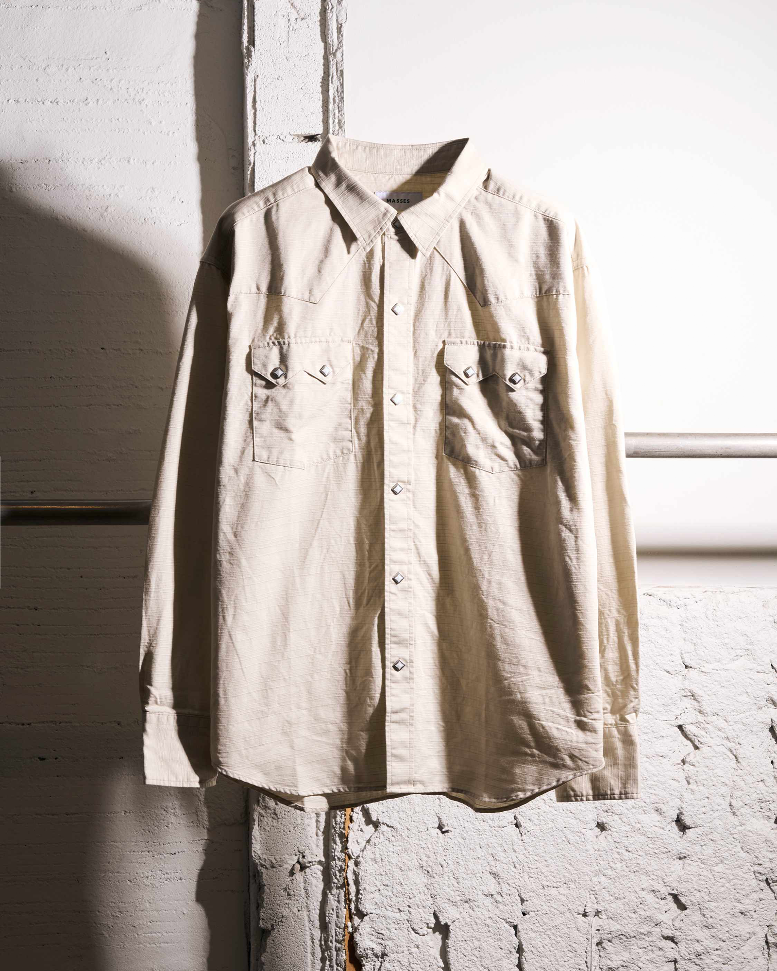 MASSES・Mathis -  WESTERN SHIRT NP / NATURAL