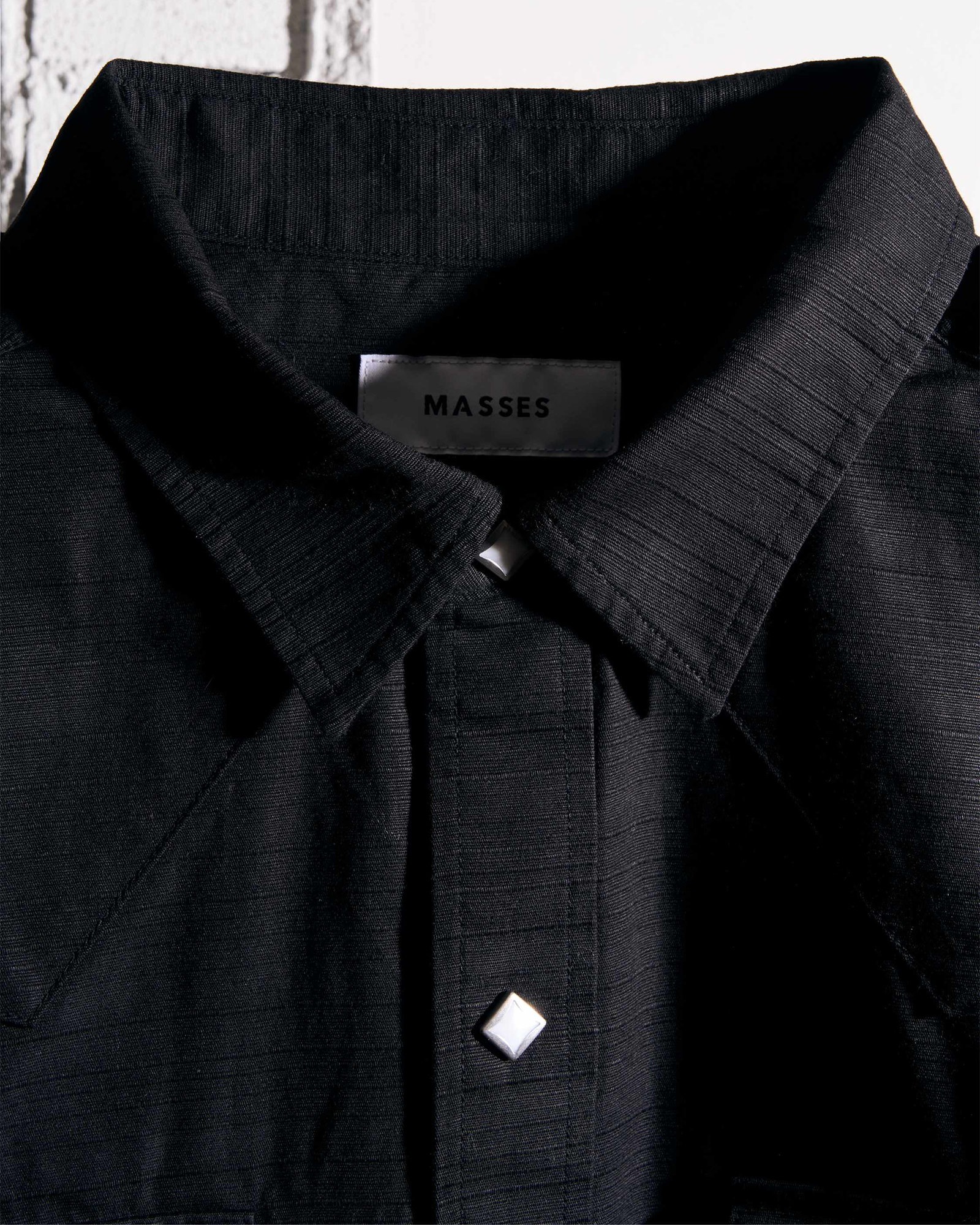 MASSES・Mathis -  WESTERN SHIRT NP / BLACK