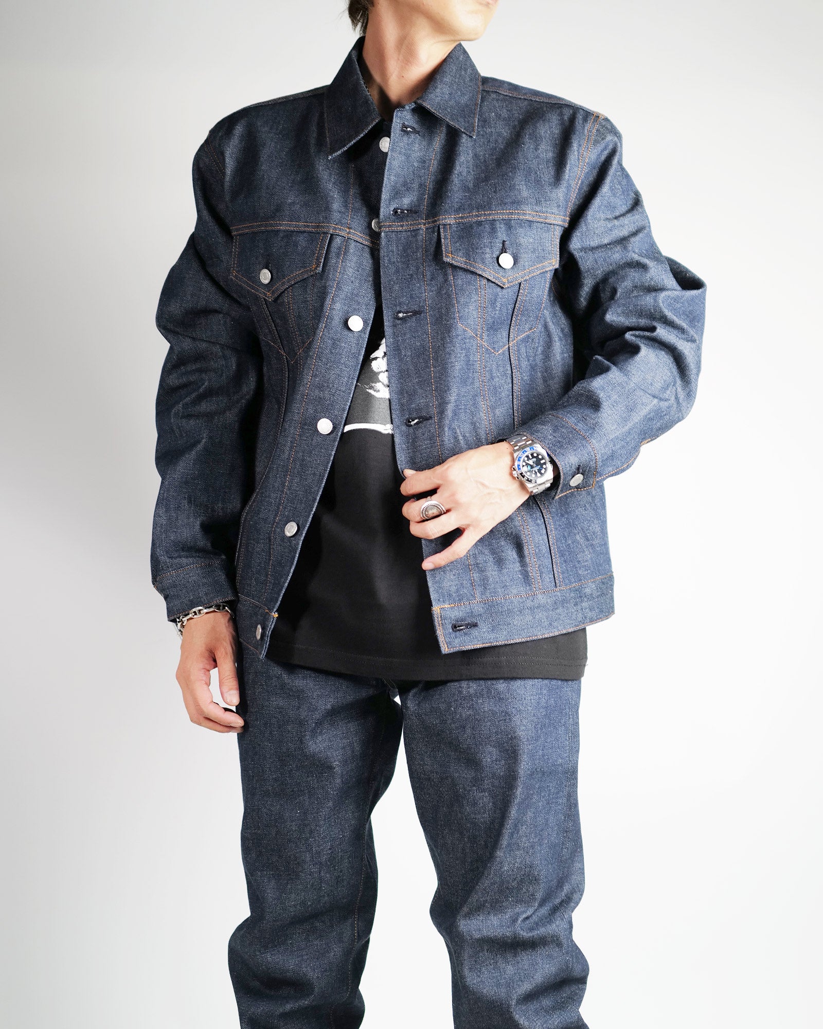 MASSES・マシス - デニムジャケット DENIM JKT TL RIGID / INDIGO