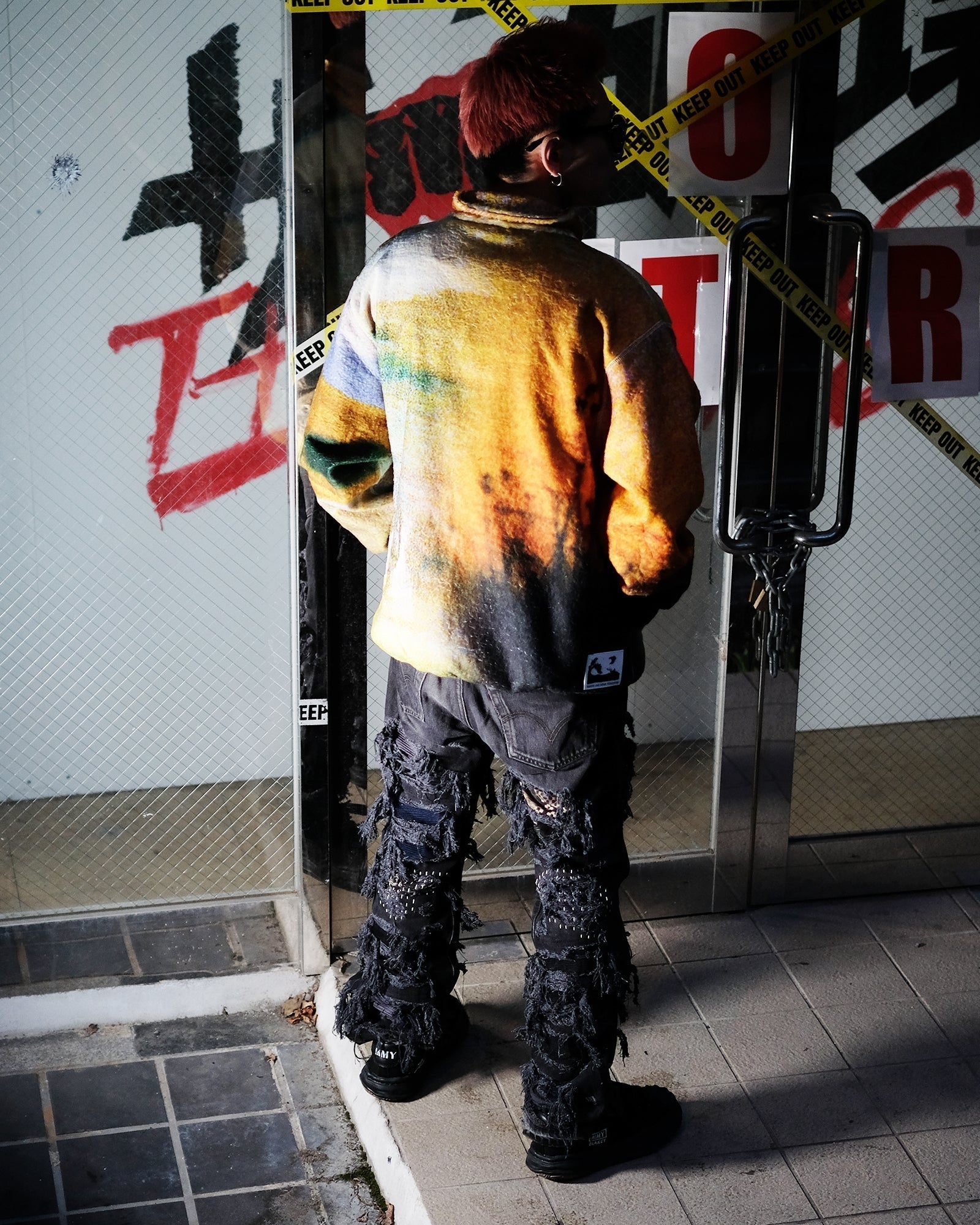 RASSVET × MEN SCENARIO TWO FLEECE JACKET WOVEN / MULTI