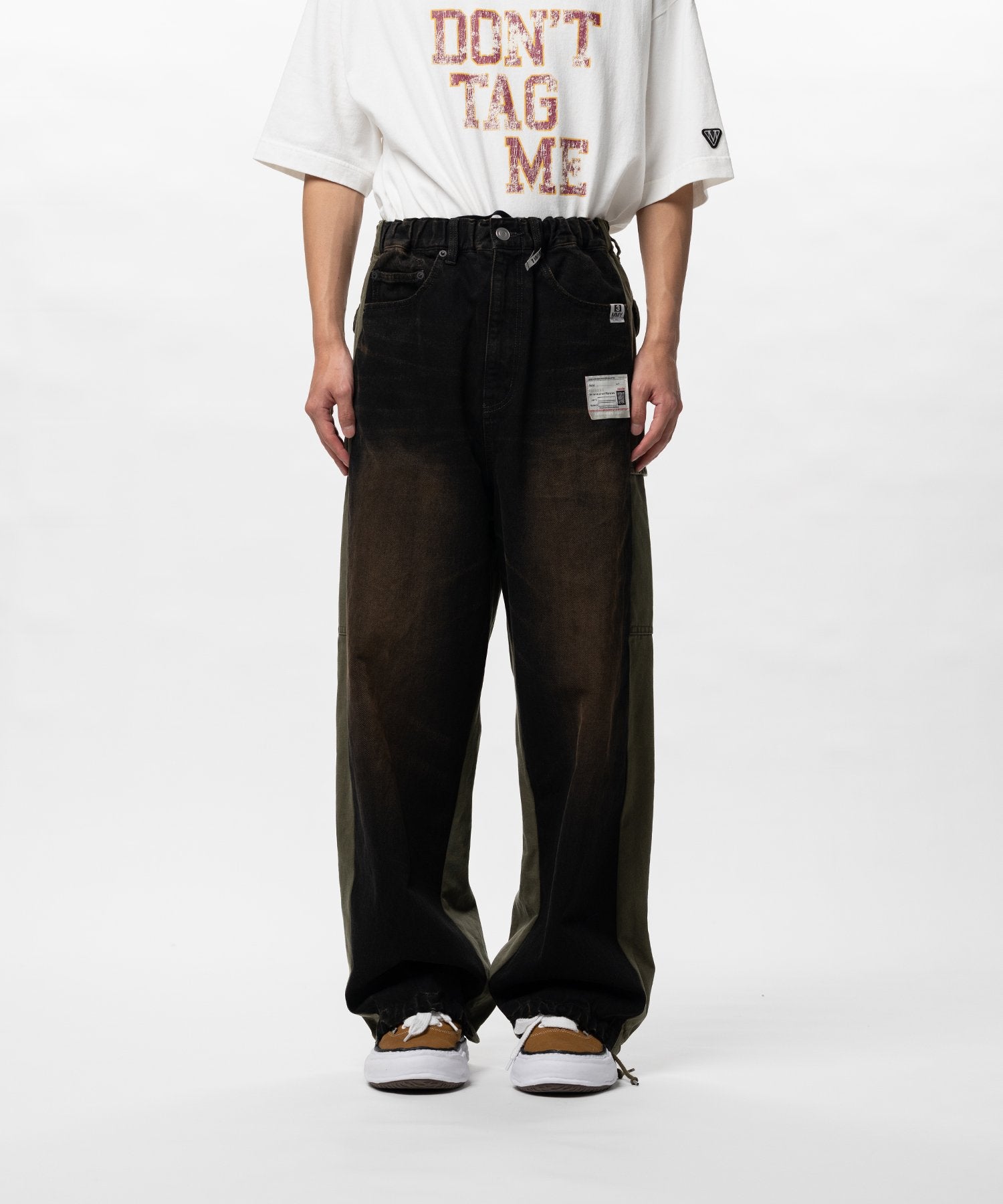 MIHARA YASUHIRO・ミハラヤスヒロ - カーゴパンツ FRONT BACK COMBINED DENIM PANTS / INDIGO