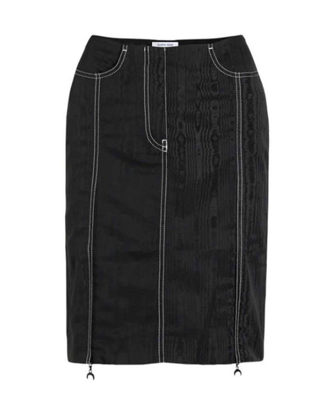 Marine Serre (マリーン・セル) SS23 MIDI SKIRT / BLACK | Detail
