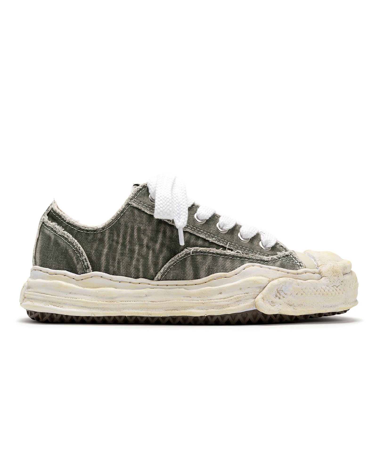 HANK ORIGINAL SOLE VINTAGE SUEDE LOW-TOP SNEAKER / GRAY