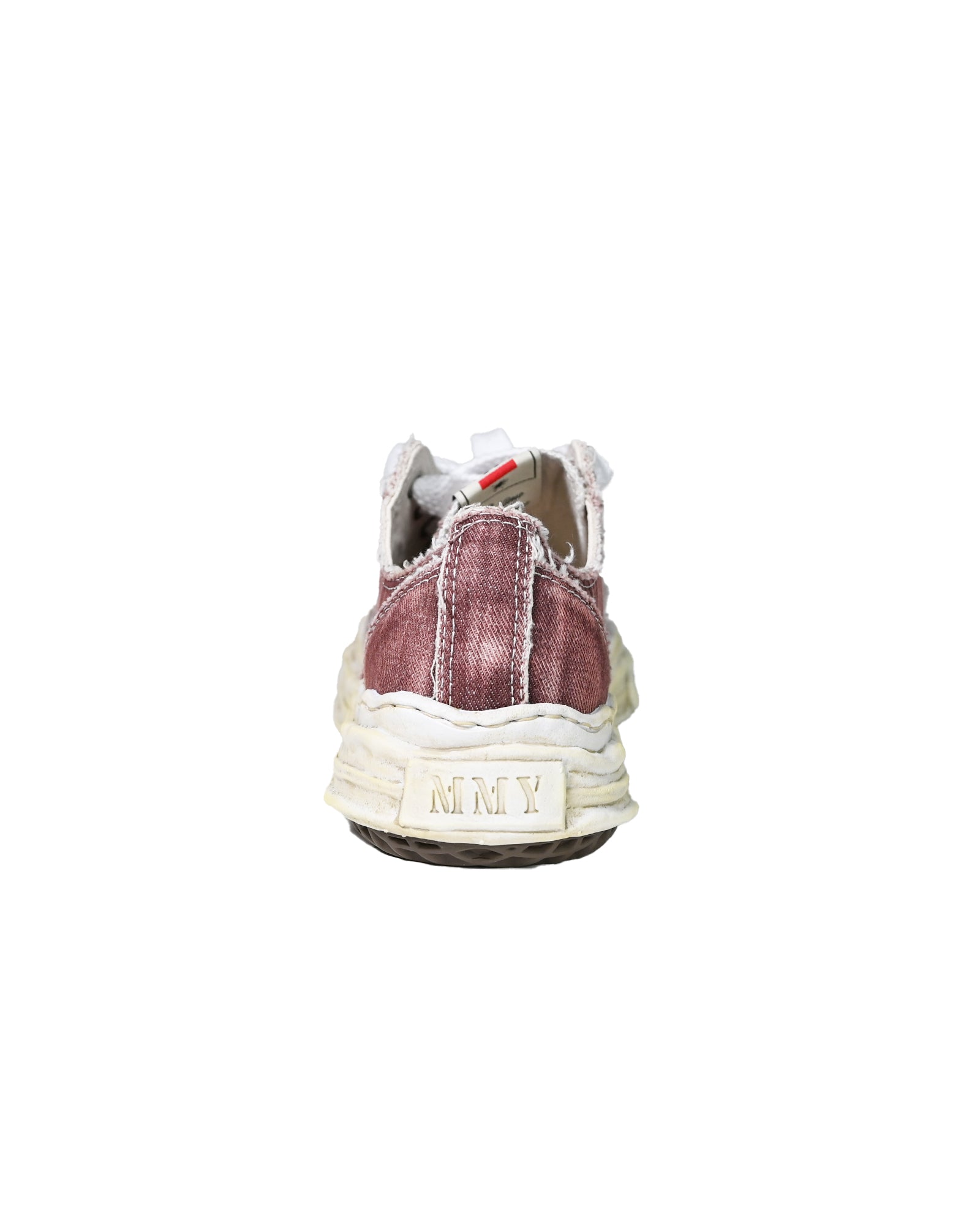 MIHARA YASUHIRO・ミハラヤスヒロ - ローカットスニーカー HANK ORIGINAL SOLE BLEACHING AND WASHING TEXTILE LOW-TOP SNEAKER / BORDEAUX