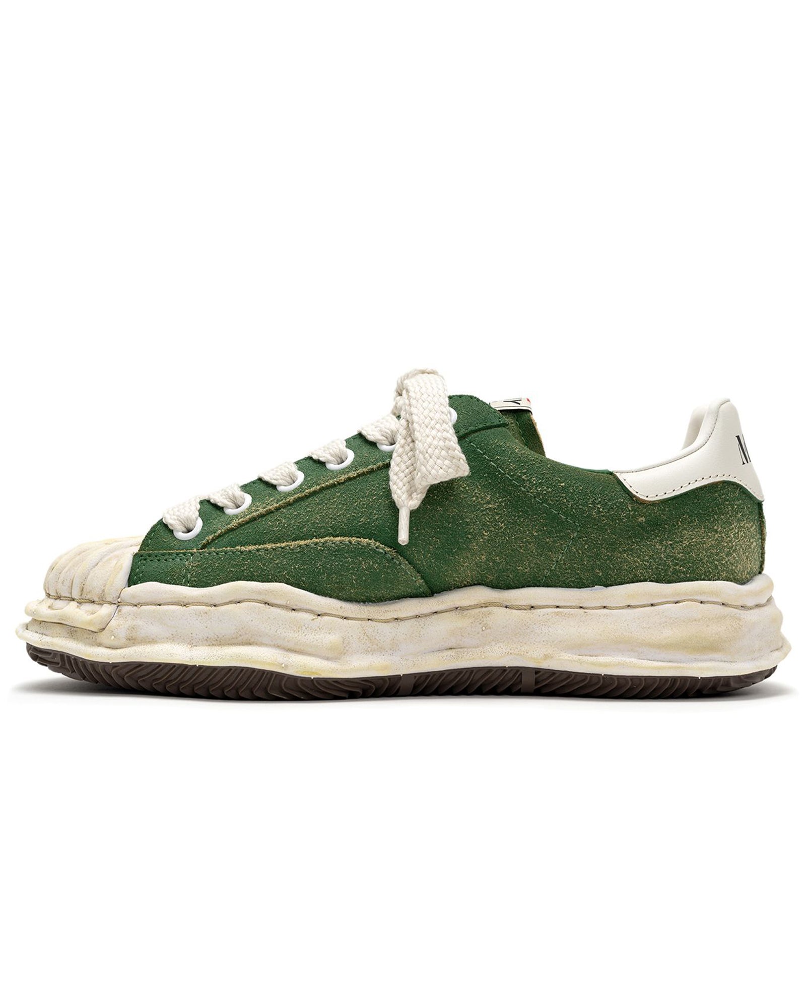 MIHARA YASUHIRO・ミハラヤスヒロ - ローカットスニーカー BLAKEY ORIGINAL SOLE VINTAGE SUEDE LOW-TOP SNEAKER / GREEN