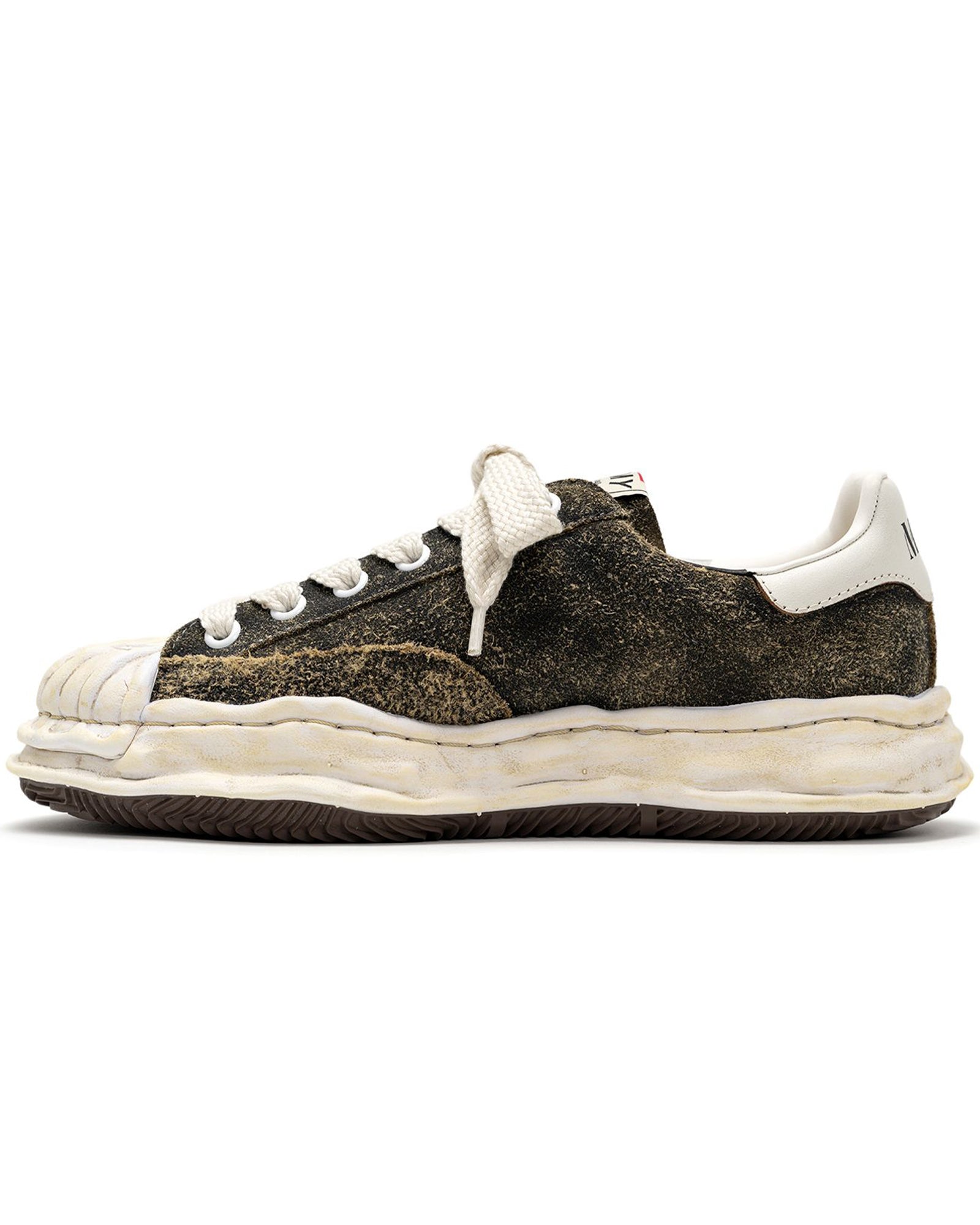 MIHARA YASUHIRO・ミハラヤスヒロ - ローカットスニーカー BLAKEY ORIGINAL SOLE VINTAGE SUEDE LOW-TOP SNEAKER / BLACK